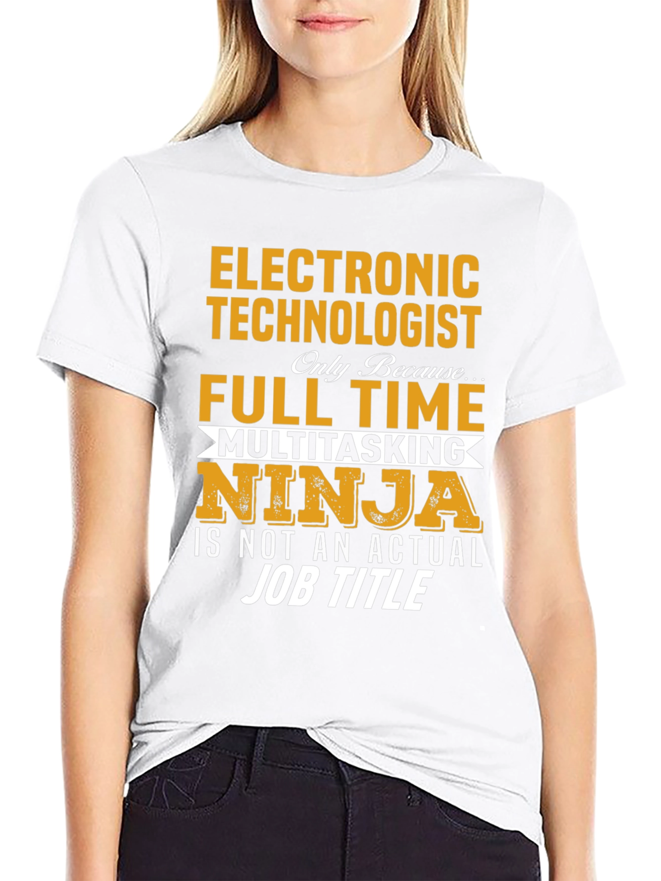 Black Electronic Technologist T-Shirt view 9