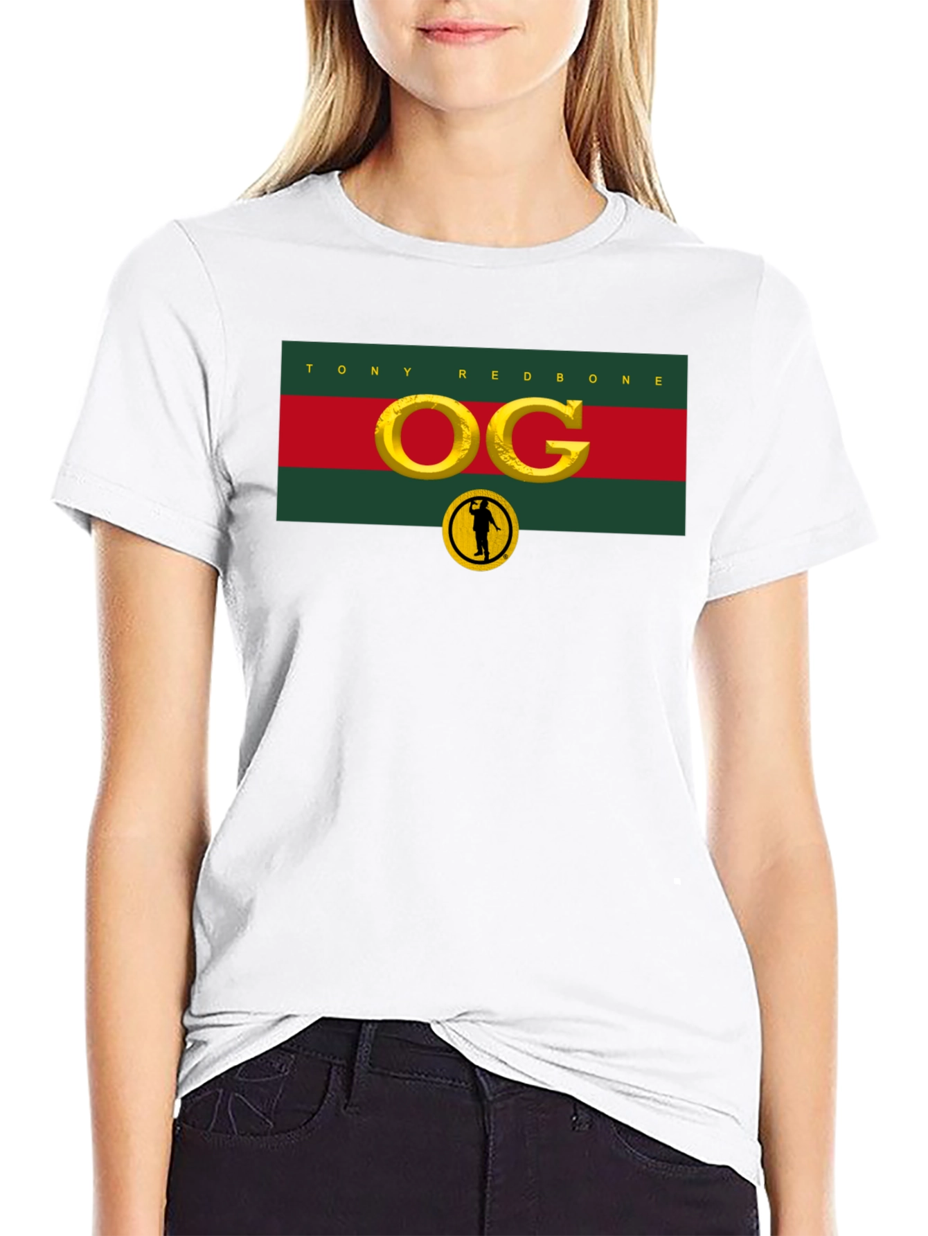 Black Tony Redbone OG T-Shirt - Classic Graphic Tee view 9