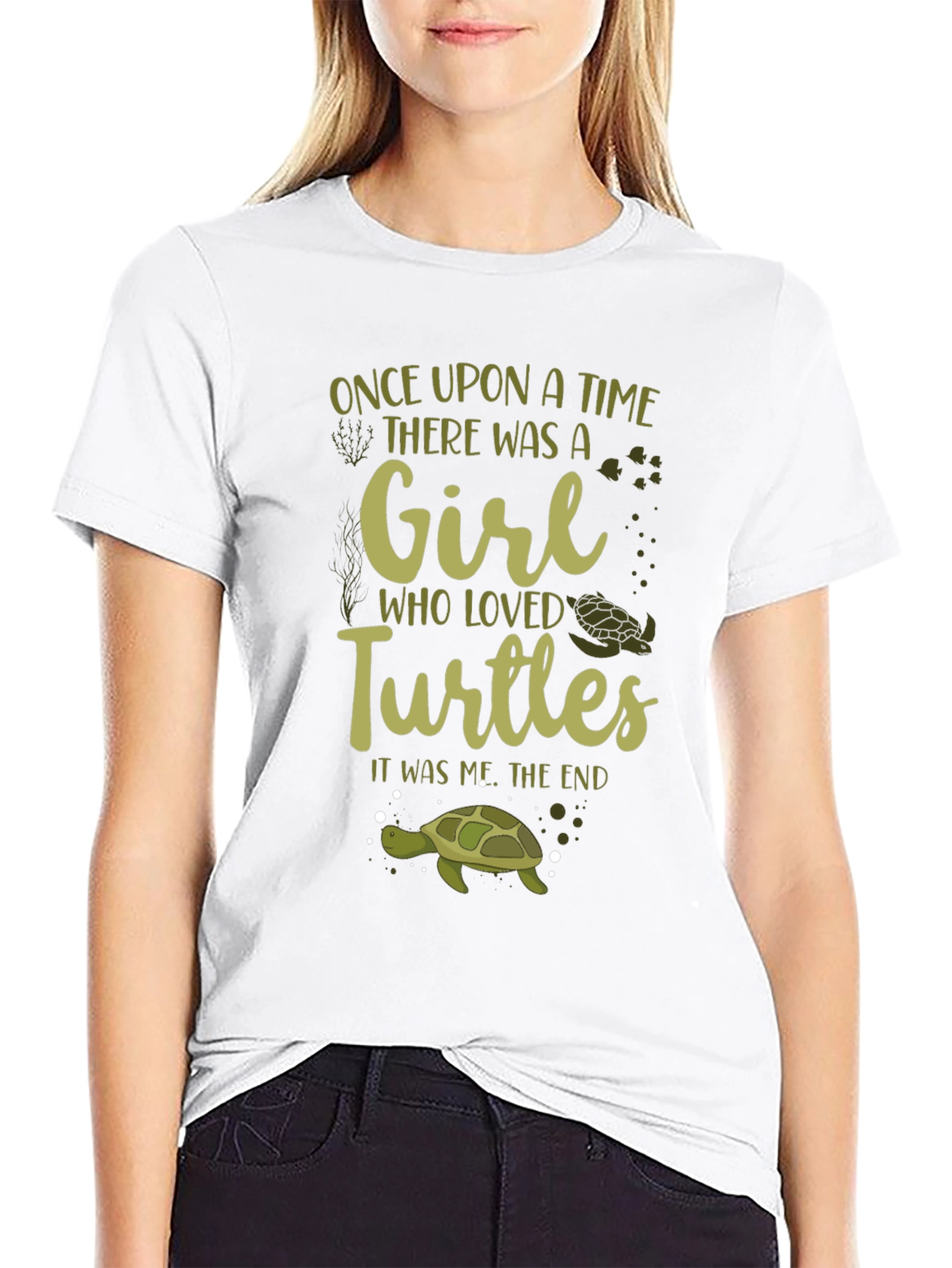 Black Girl Who Loved Turtles T-Shirt view 9