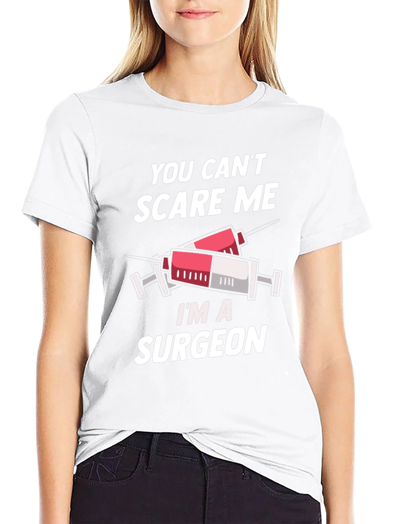 Black Surgeon T-Shirt - You Can't Scare Me view 9