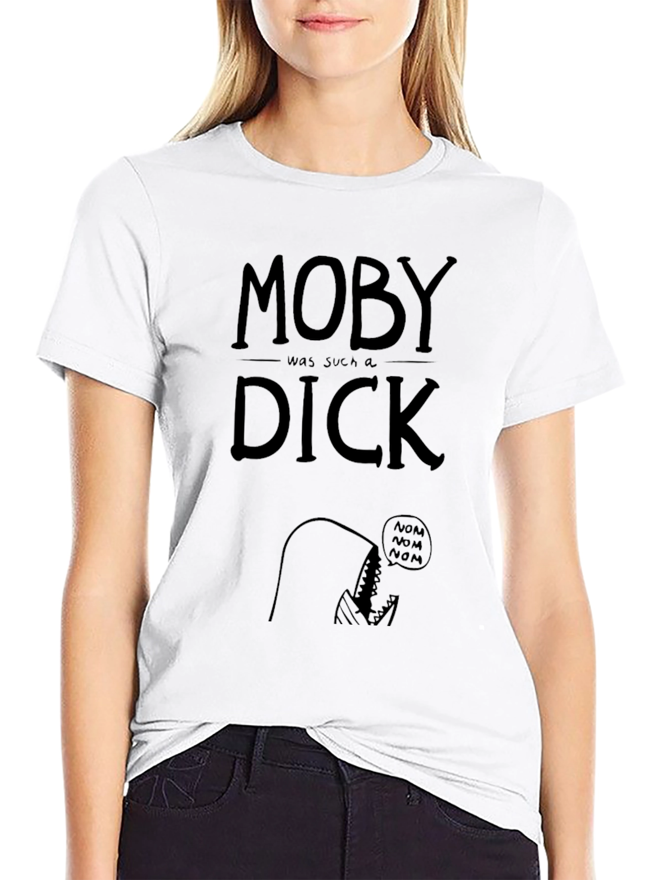 Black Moby Was Such A Dick Graphic T-Shirt view 9
