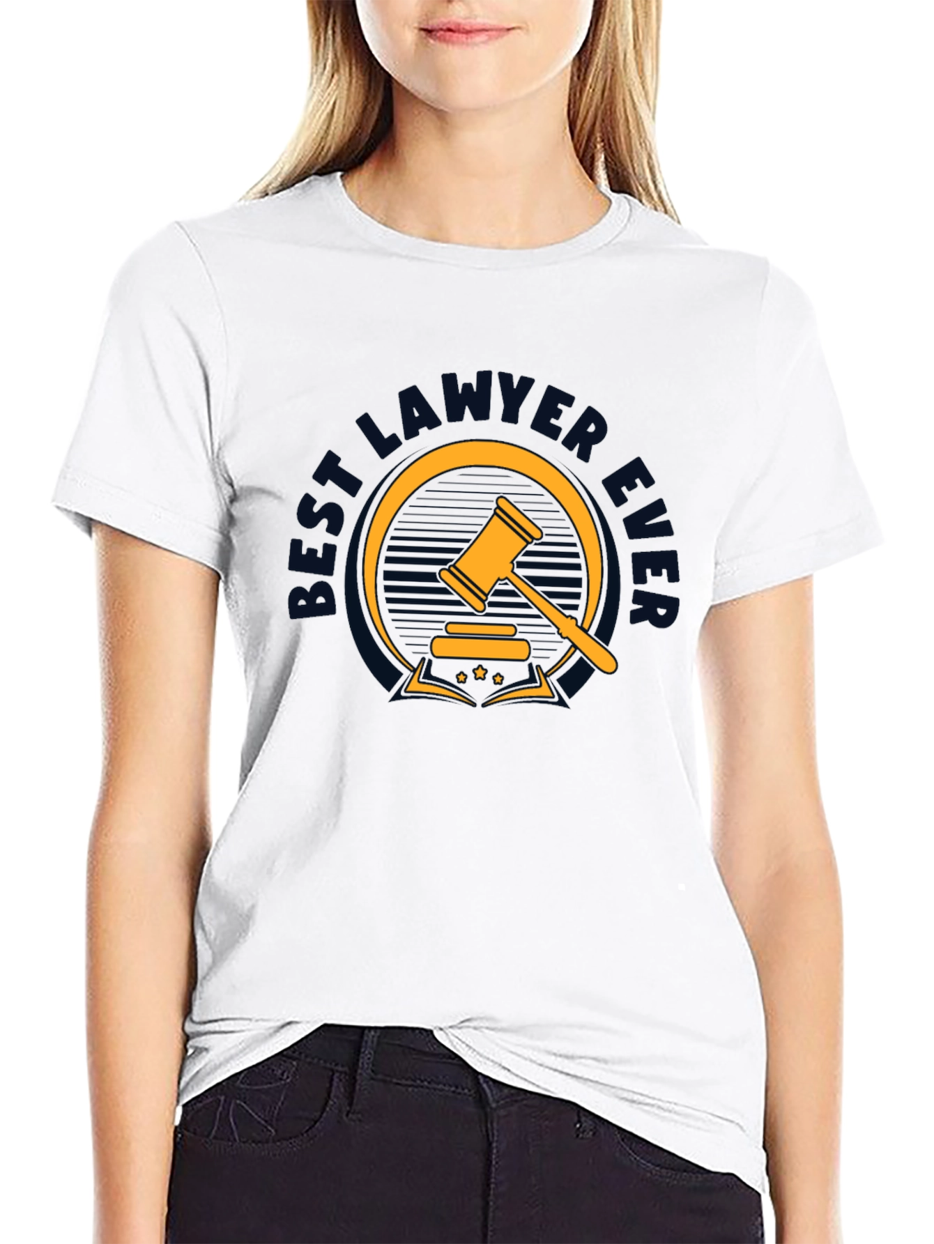 Best Lawyer Ever Graphic Tee - Black Cotton T-Shirt - 9