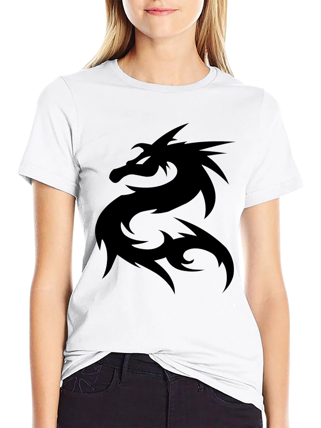 Black Black Dragon Graphic Tee - Men's Short Sleeve Shirt view 9