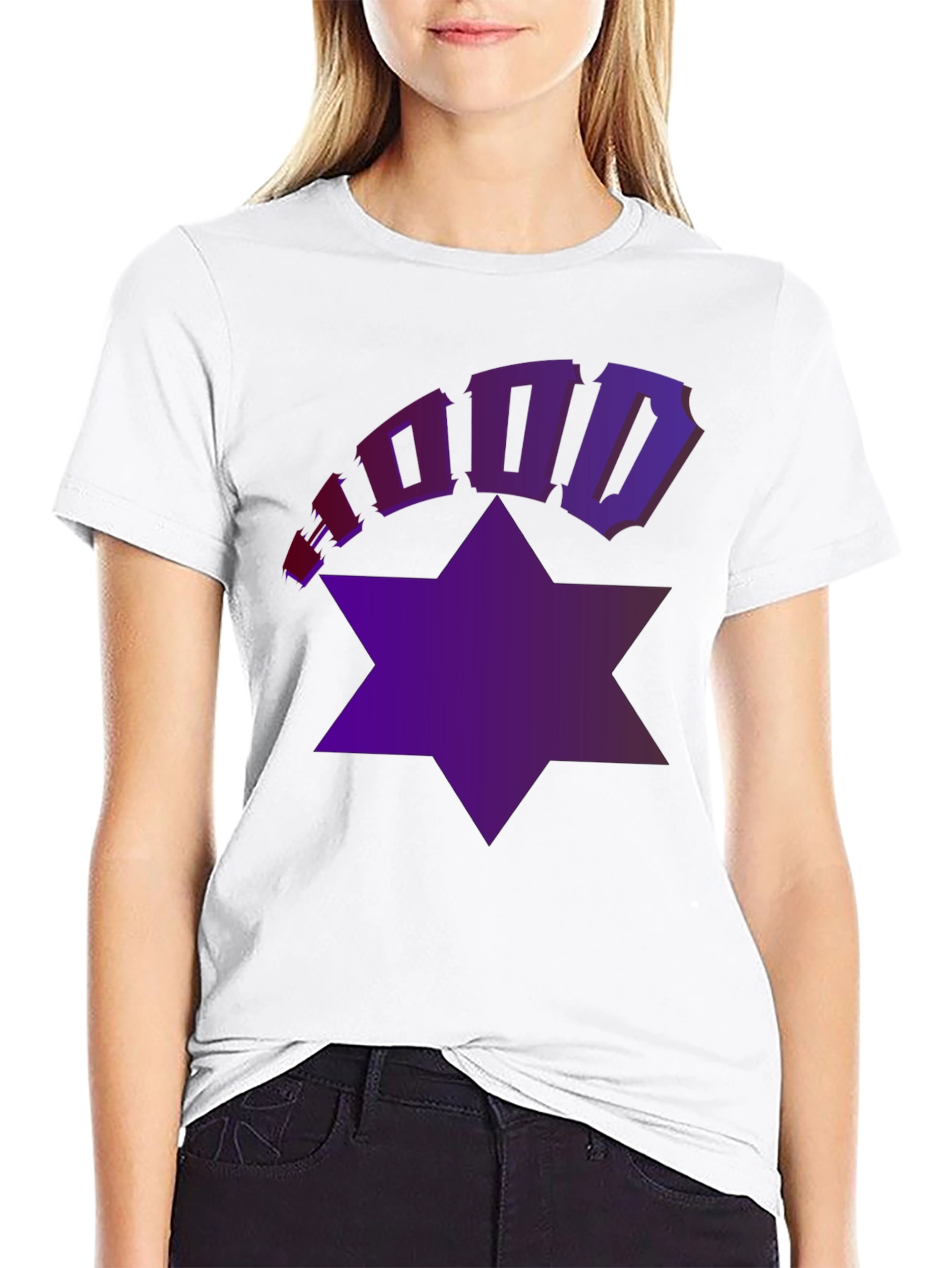 Black Hood Star T-Shirt - Stylish Graphic Tee view 9