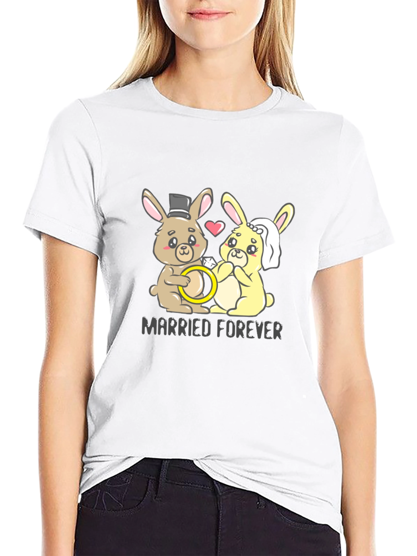 Black Married Forever T-Shirt view 9