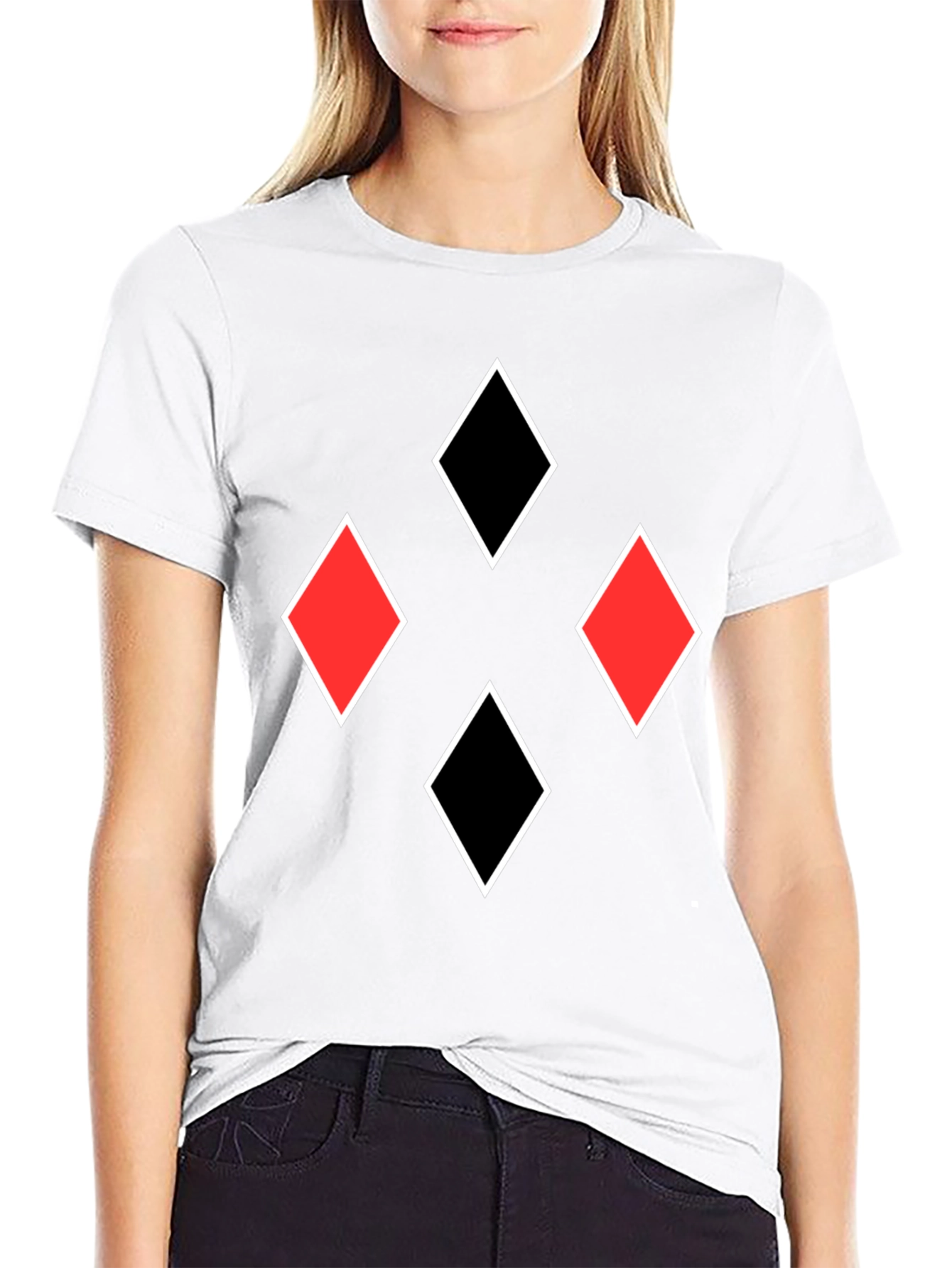 Black Diamonds Graphic Tee - Black T-Shirt view 9