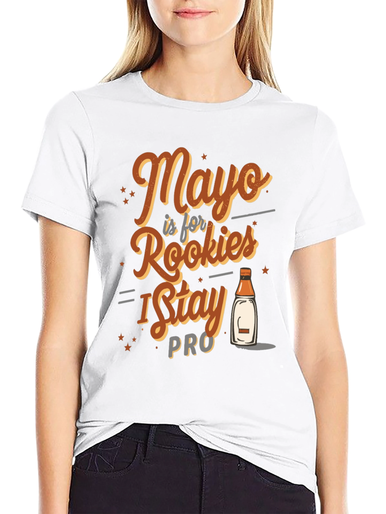 Black Mayo is for Rookies I Stay Pro T-Shirt view 9
