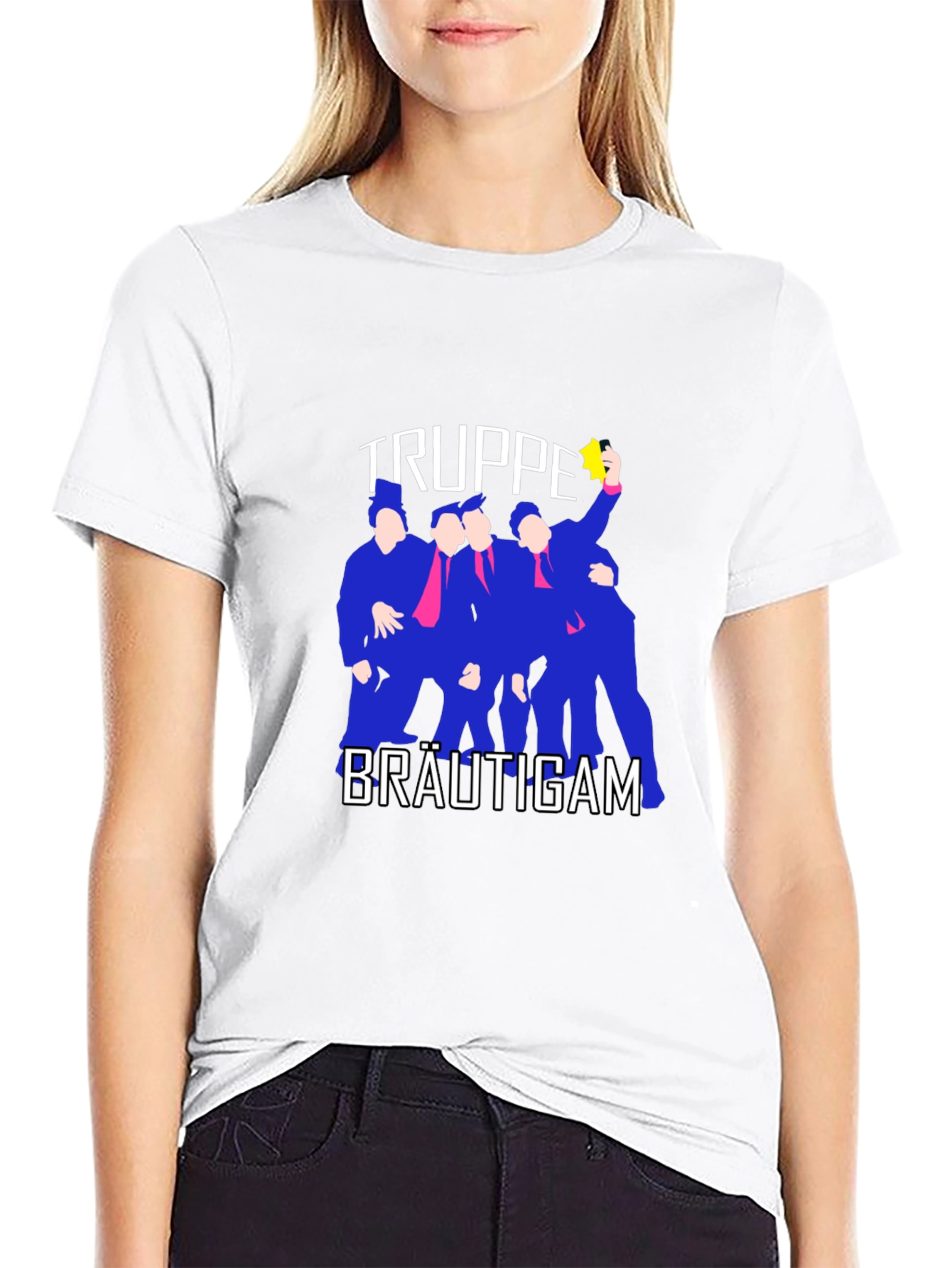 Black Bridegroom Squad T-Shirt - Party Apparel view 9