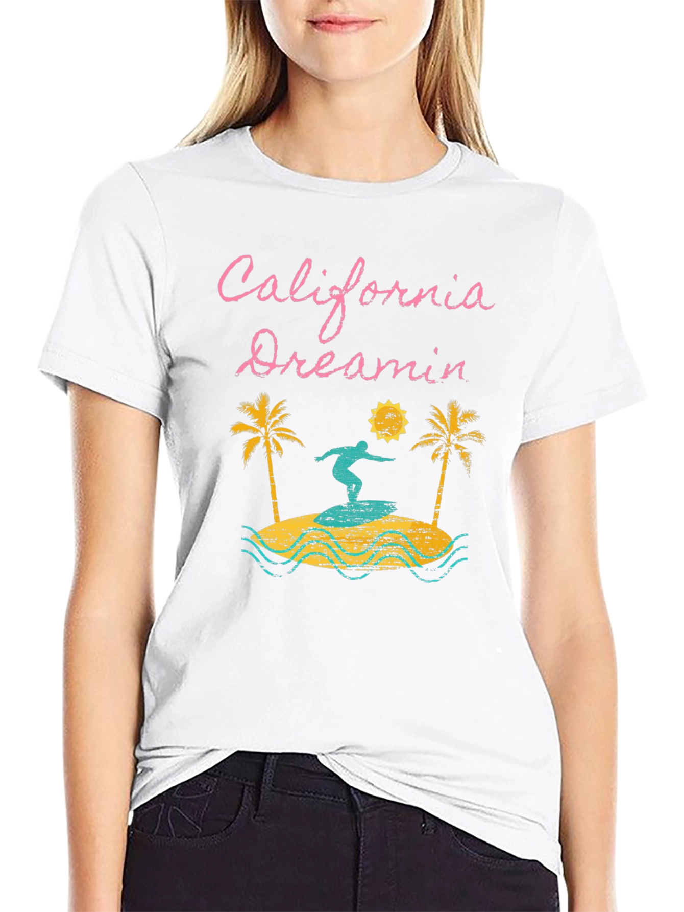 Black California Dreamin' Graphic Tee view 9