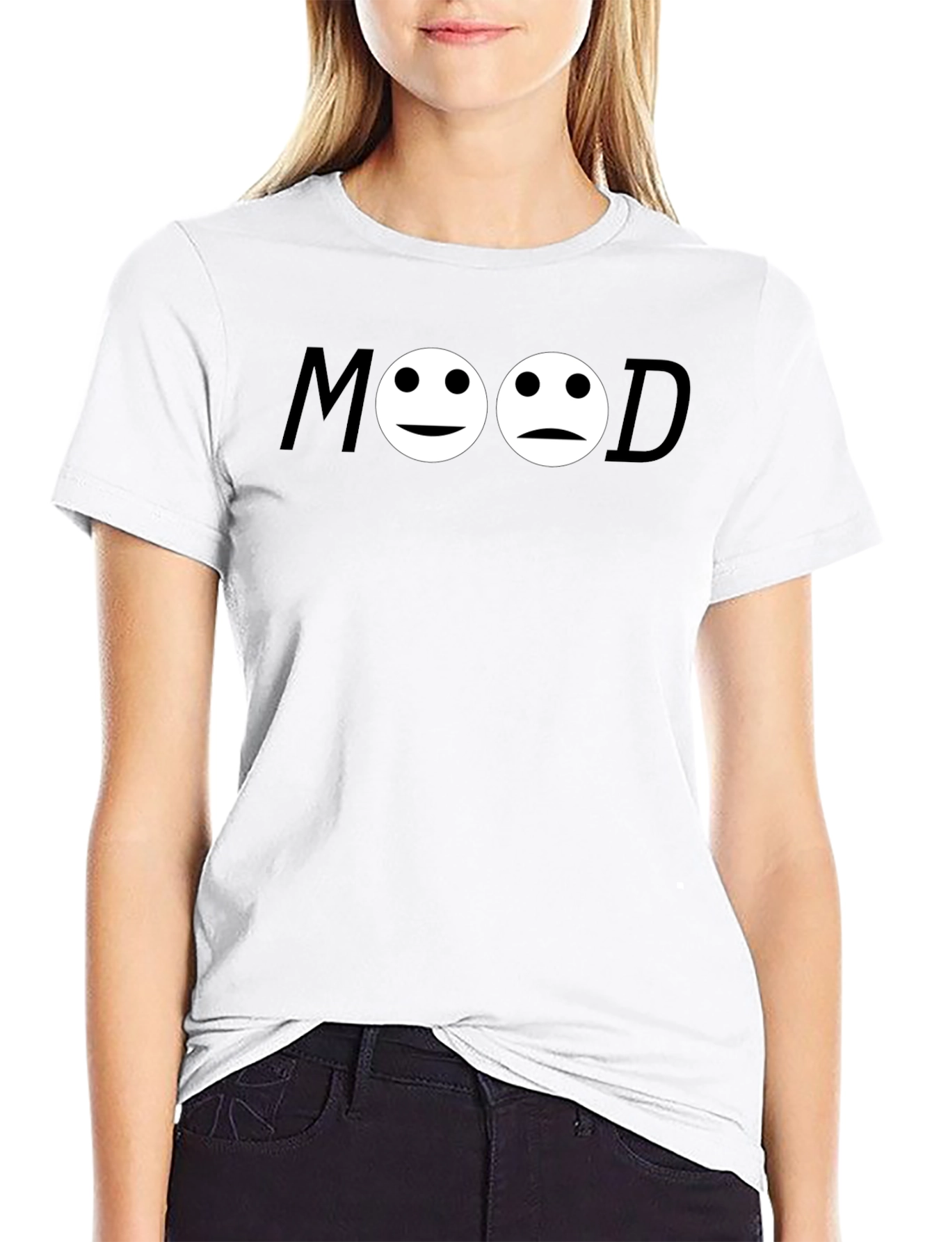 Black Mood Graphic Tee - Express Your Feelings! view 9