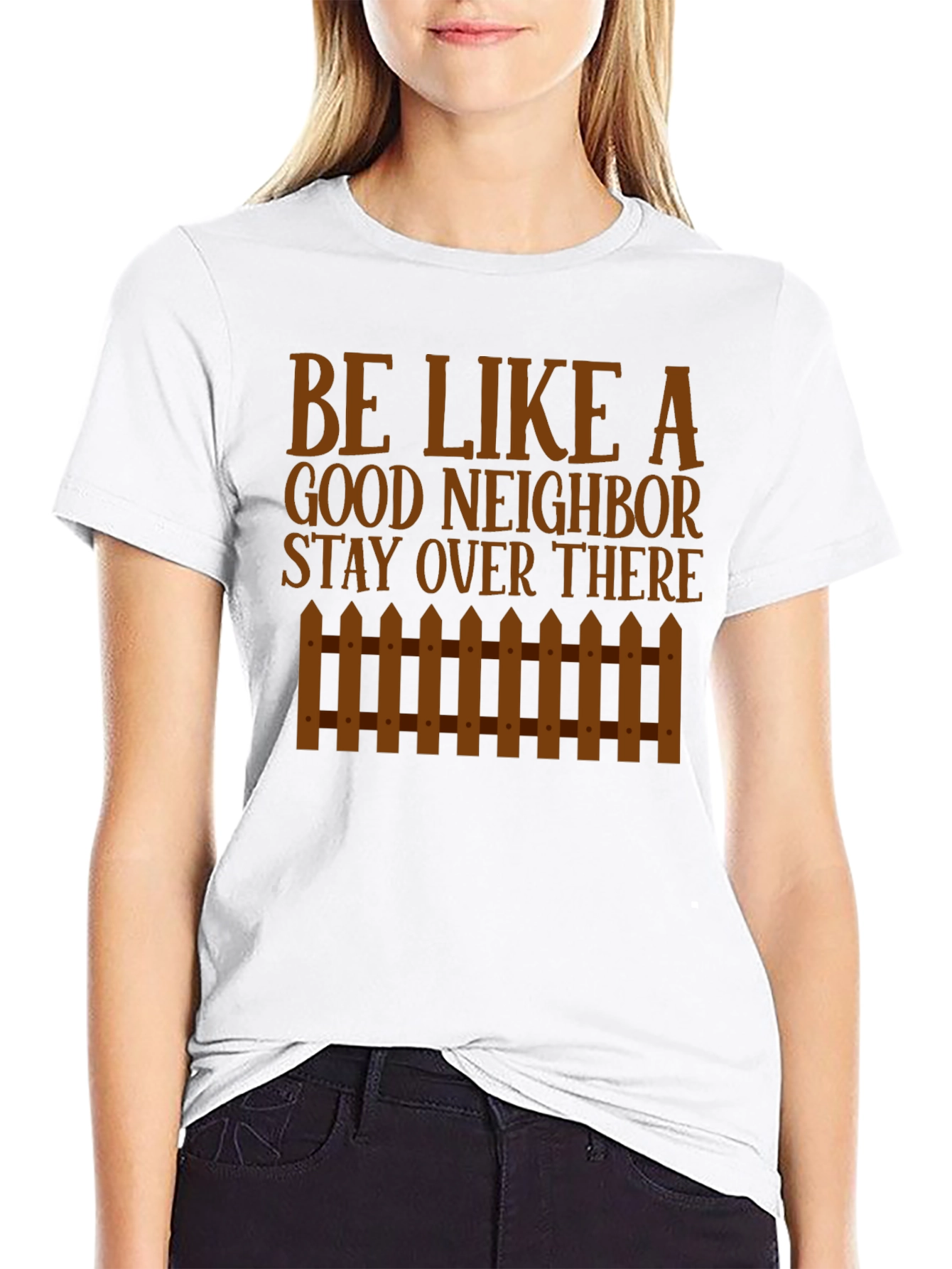 Black Be Like a Good Neighbor Novelty Tee view 9