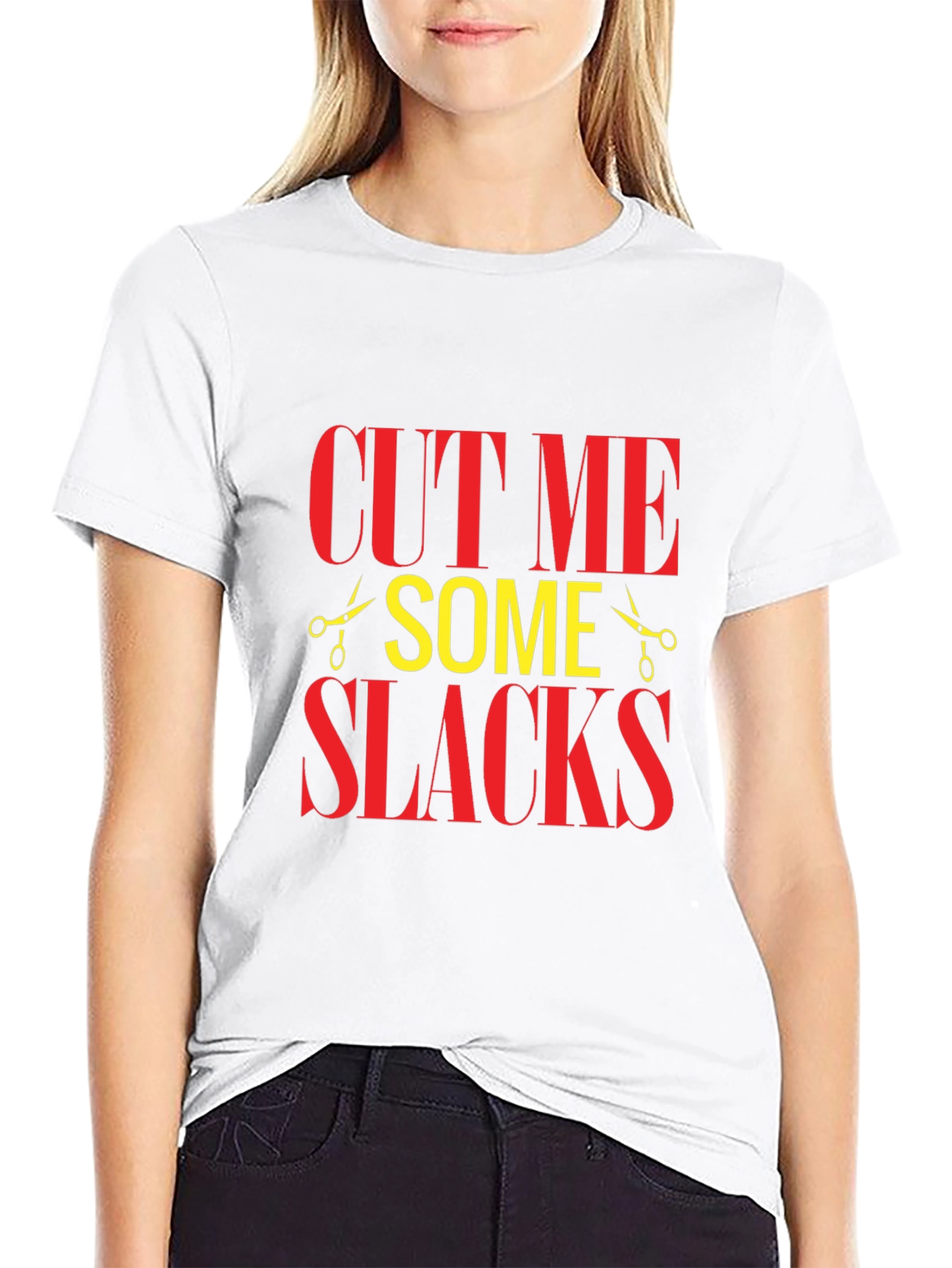 Black Cut Me Some Slacks Graphic T-Shirt view 9