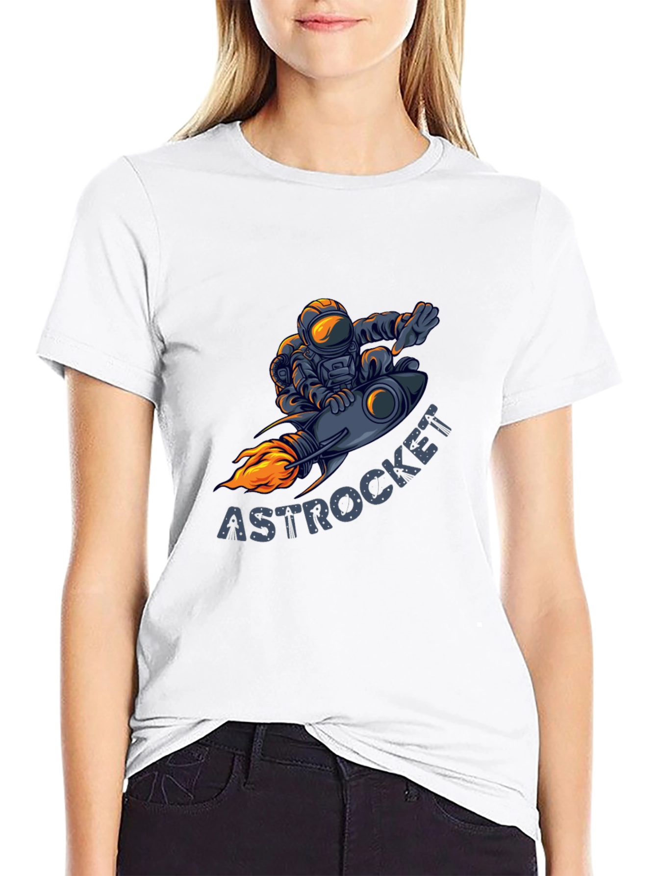 AstroRocket Graphic T-Shirt - Black - 9