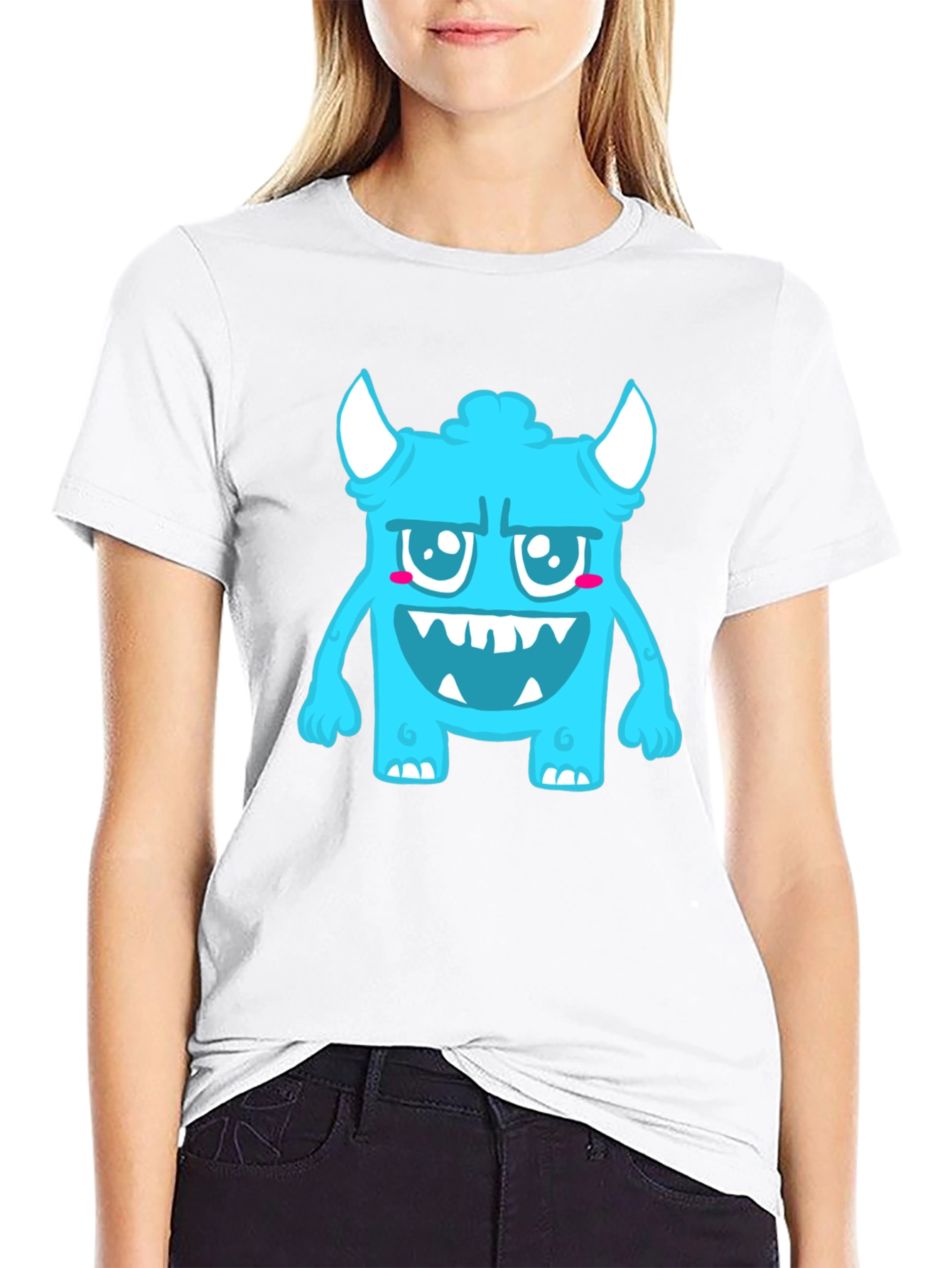 Black Monster Graphic Tee - Fun & Unique Design view 9