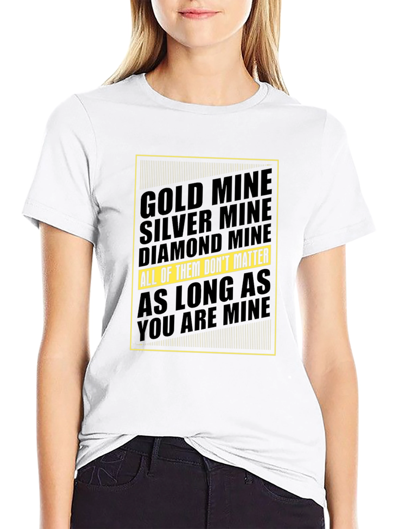 Black Mine Graphic Tee - Gold, Silver, Diamond view 9