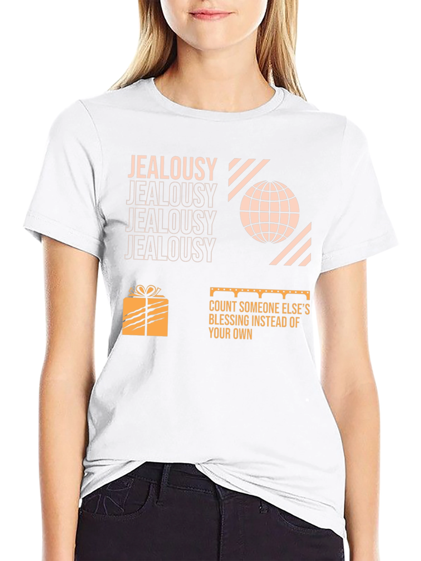 Jealousy Graphic Print T-Shirt - 9