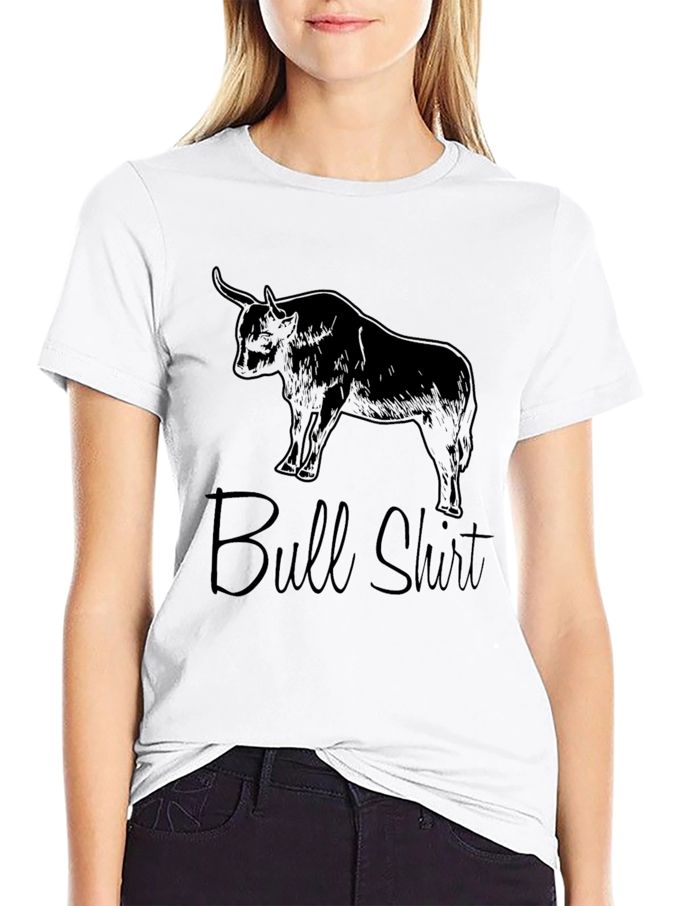 Black Bull Shirt - Men's Graphic Tee - Novelty T-Shirt view 9
