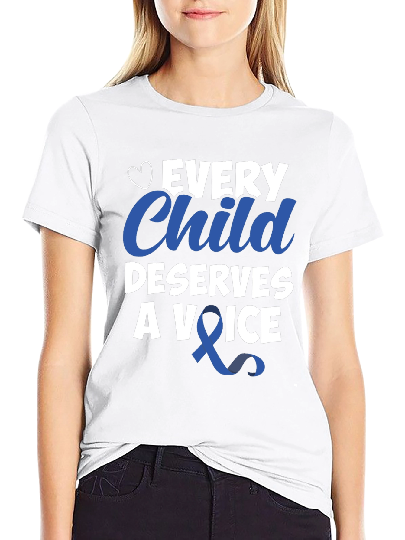 Black Every Child Deserves a Voice T-Shirt view 9