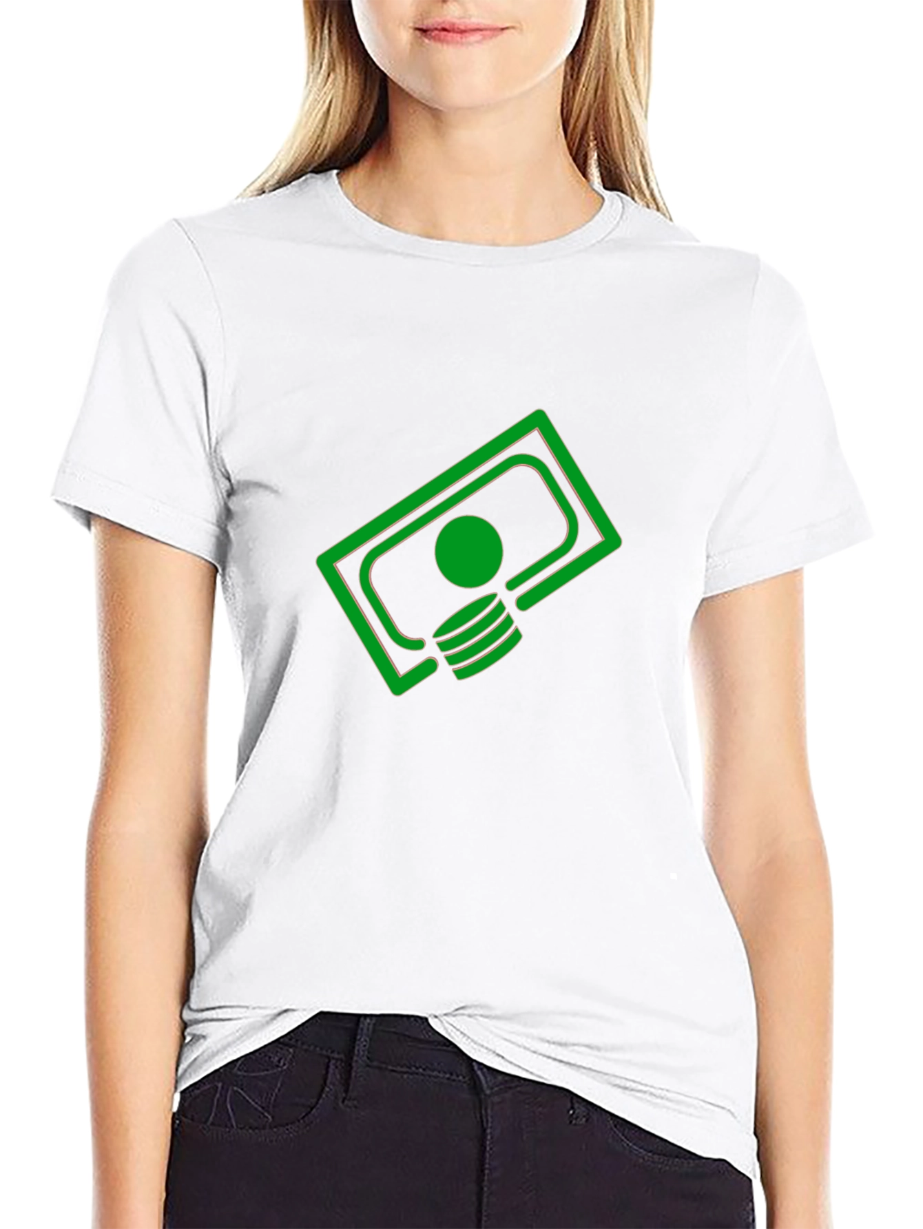Black Money Graphic Tee - Cool Black T-Shirt view 9