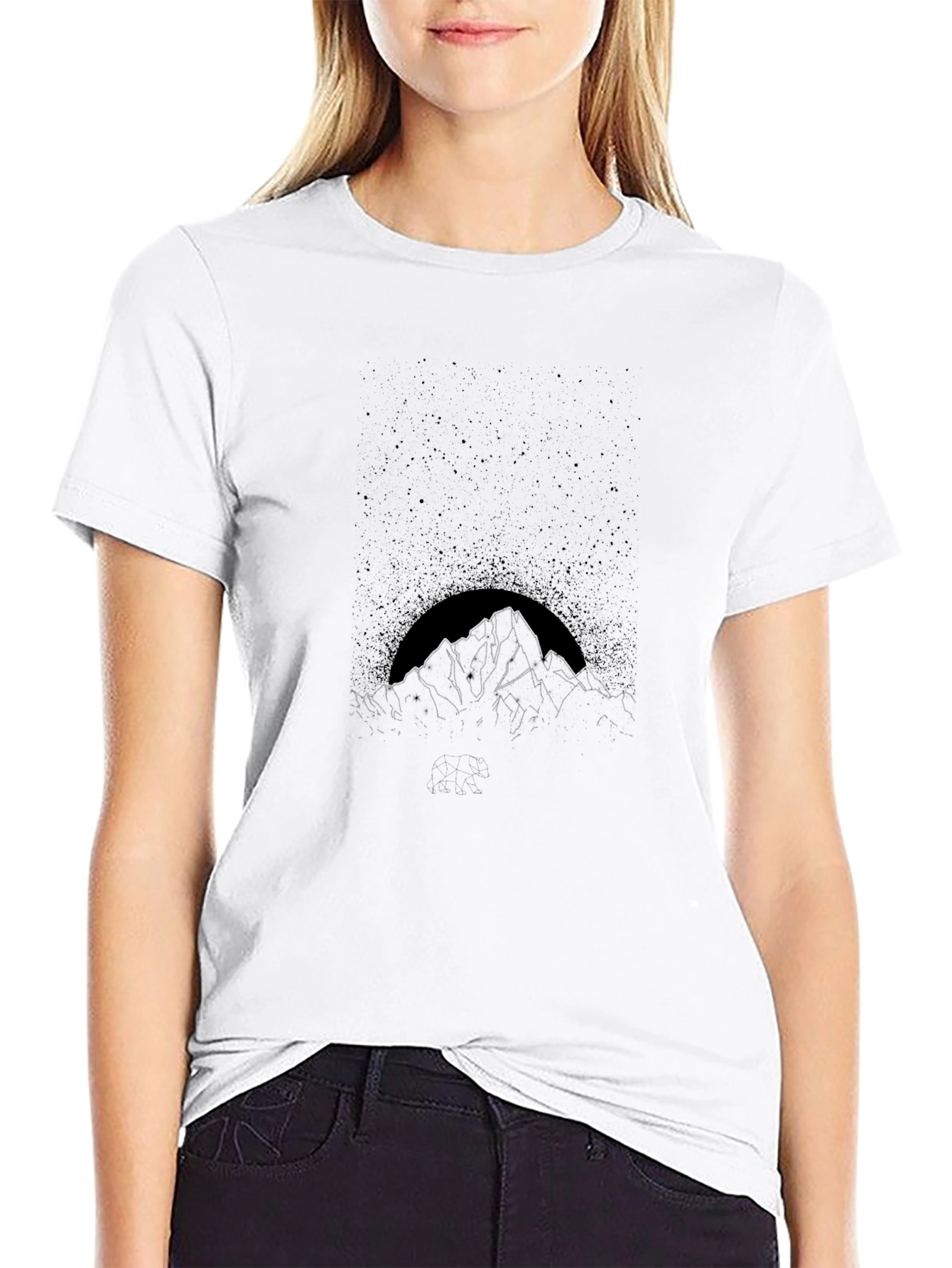 Black Black Mountain Graphic Tee - Stylish & Comfortable view 9