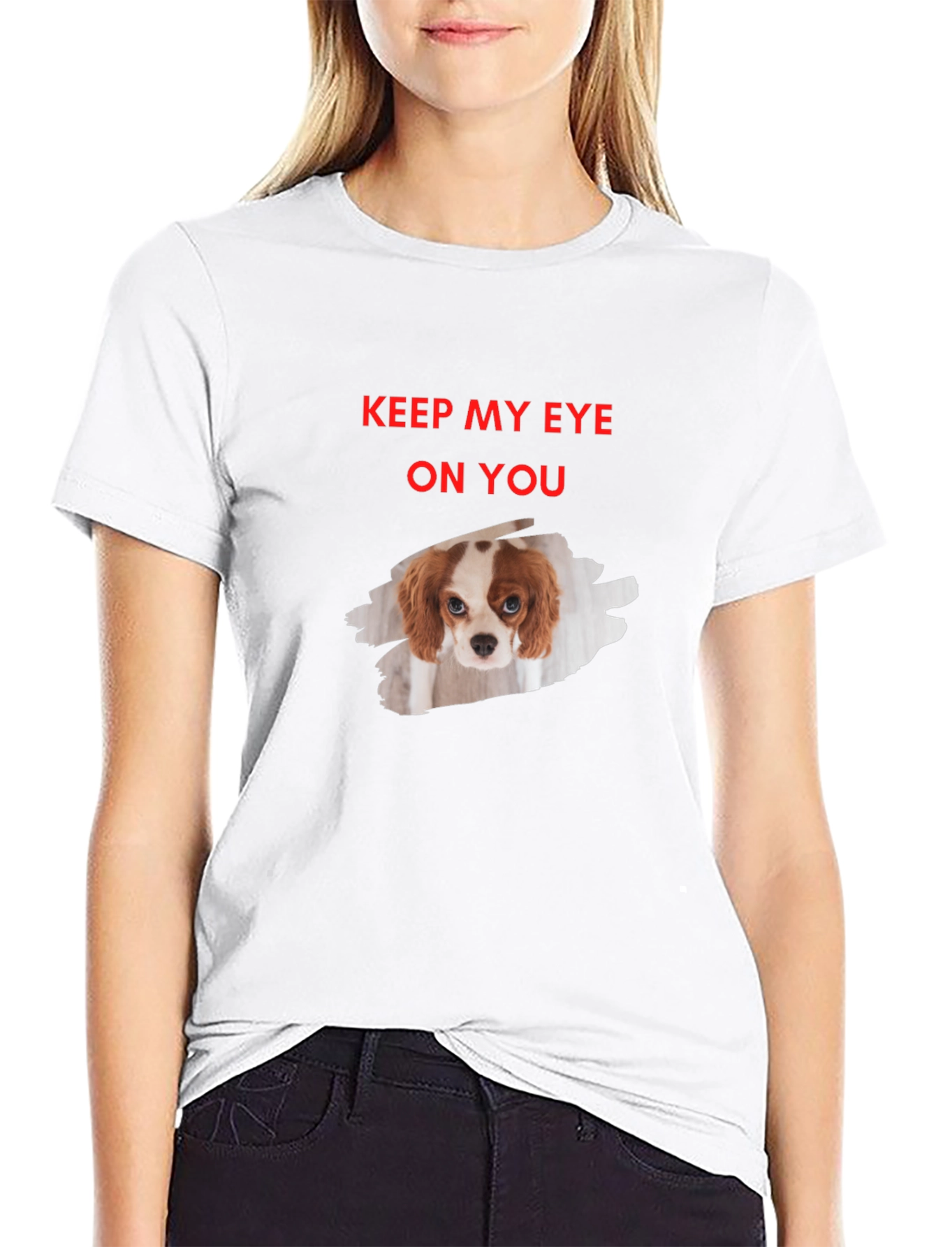 Black Eye On You Dog Graphic T-Shirt view 9