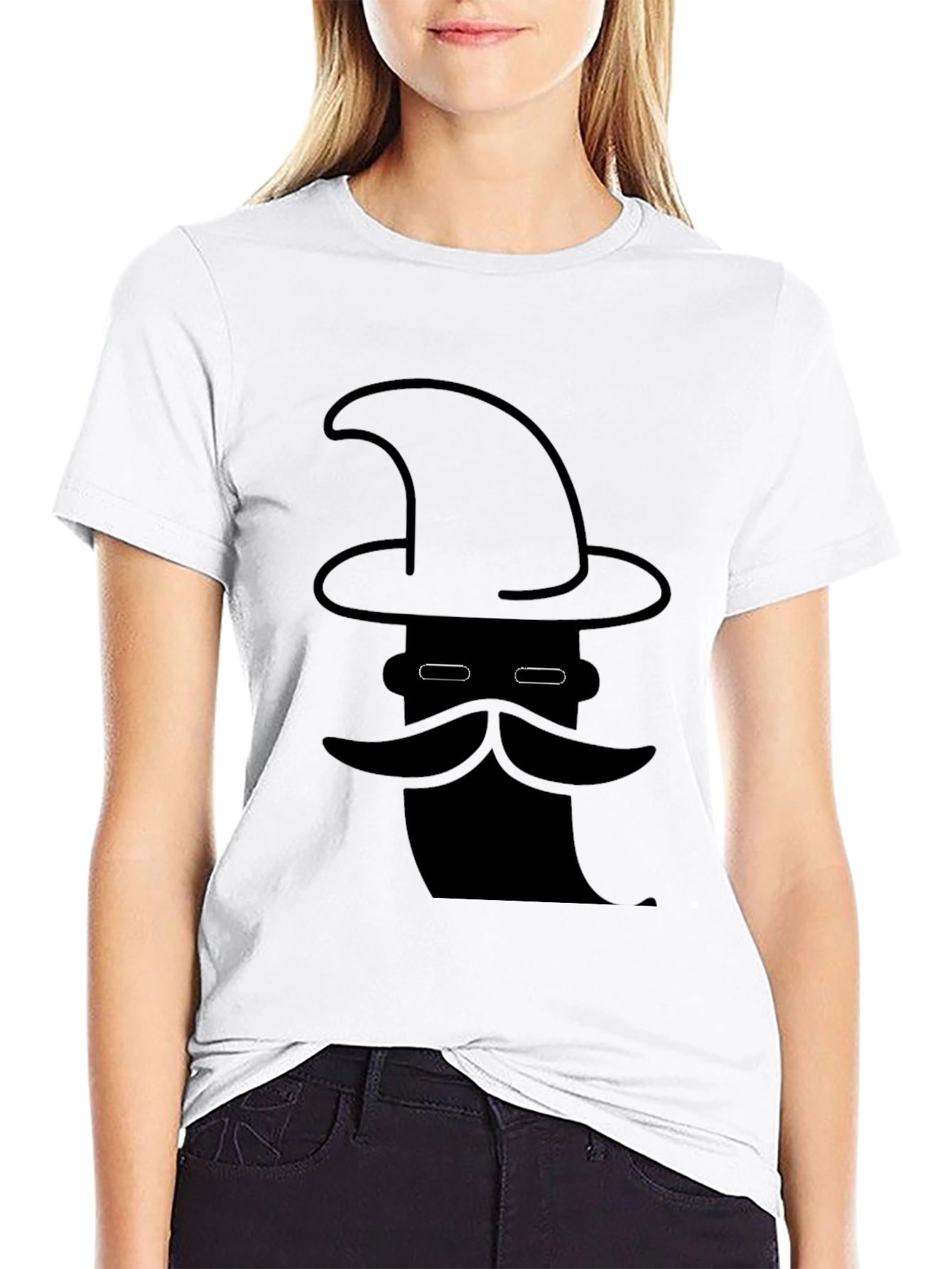 Mystic Wizard Graphic Tee - Black Cotton T-Shirt - 9