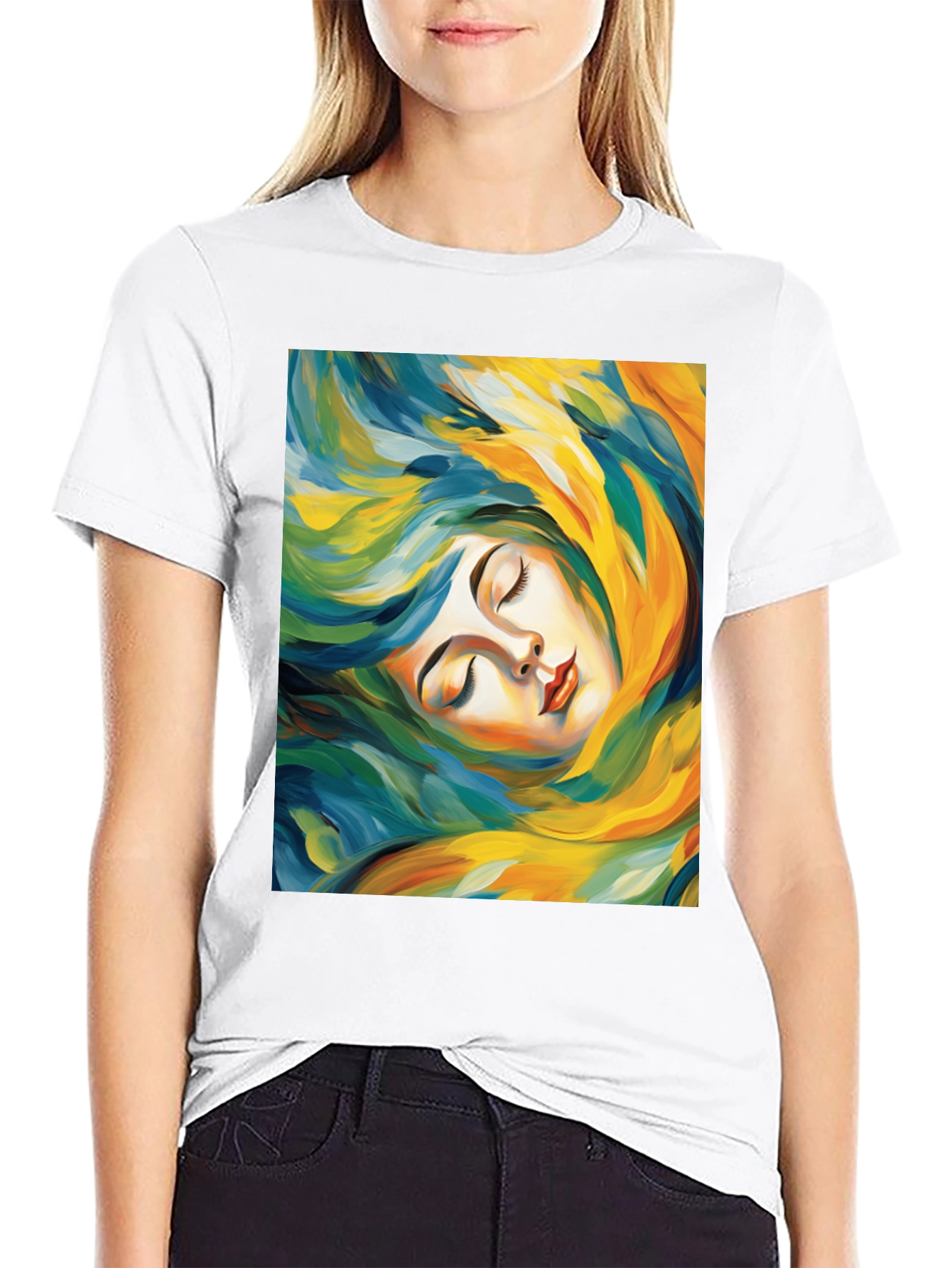 Black Dreamscape Graphic Tee view 9