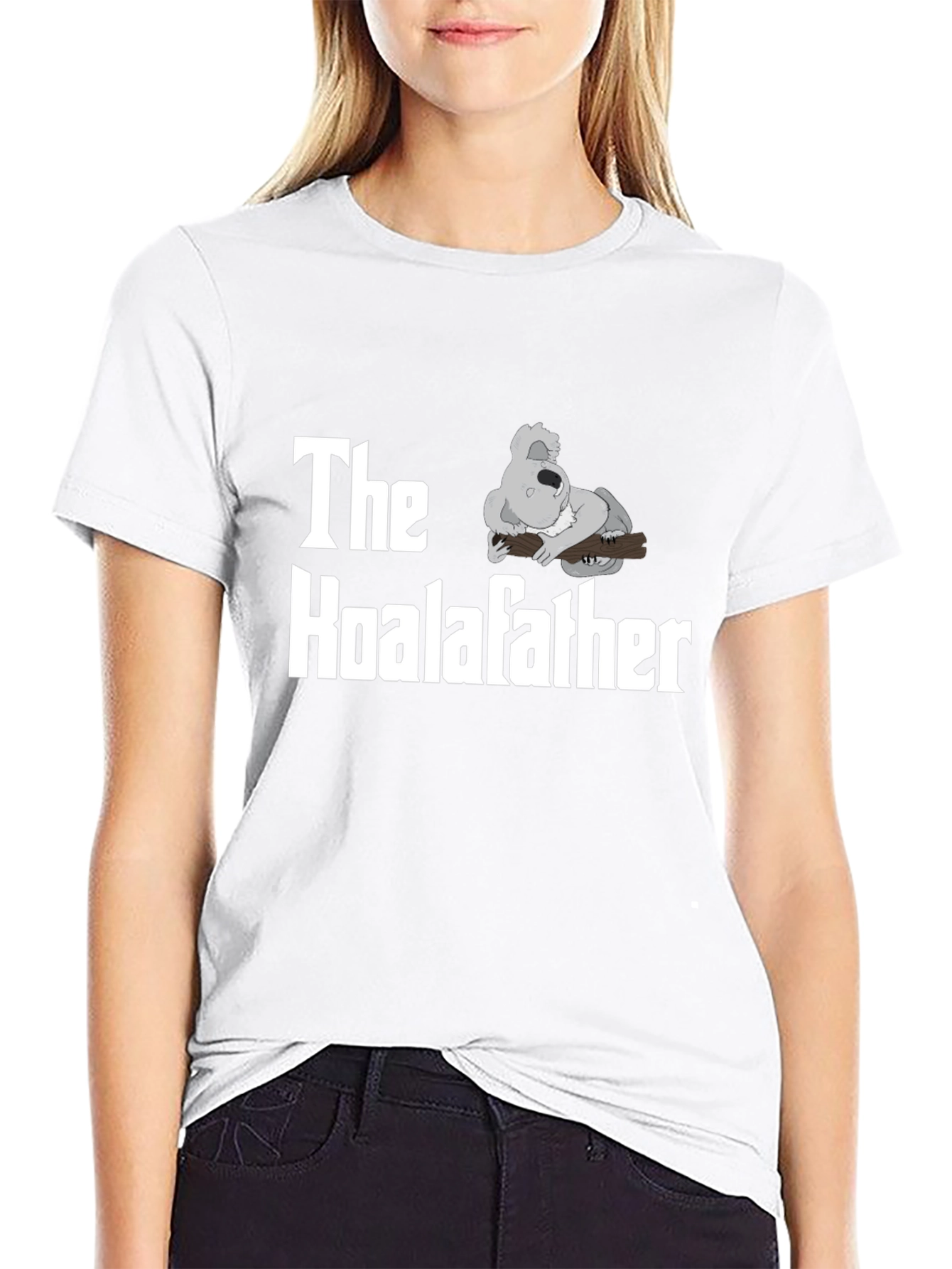 Black The Koalafather Graphic T-Shirt - Black view 9
