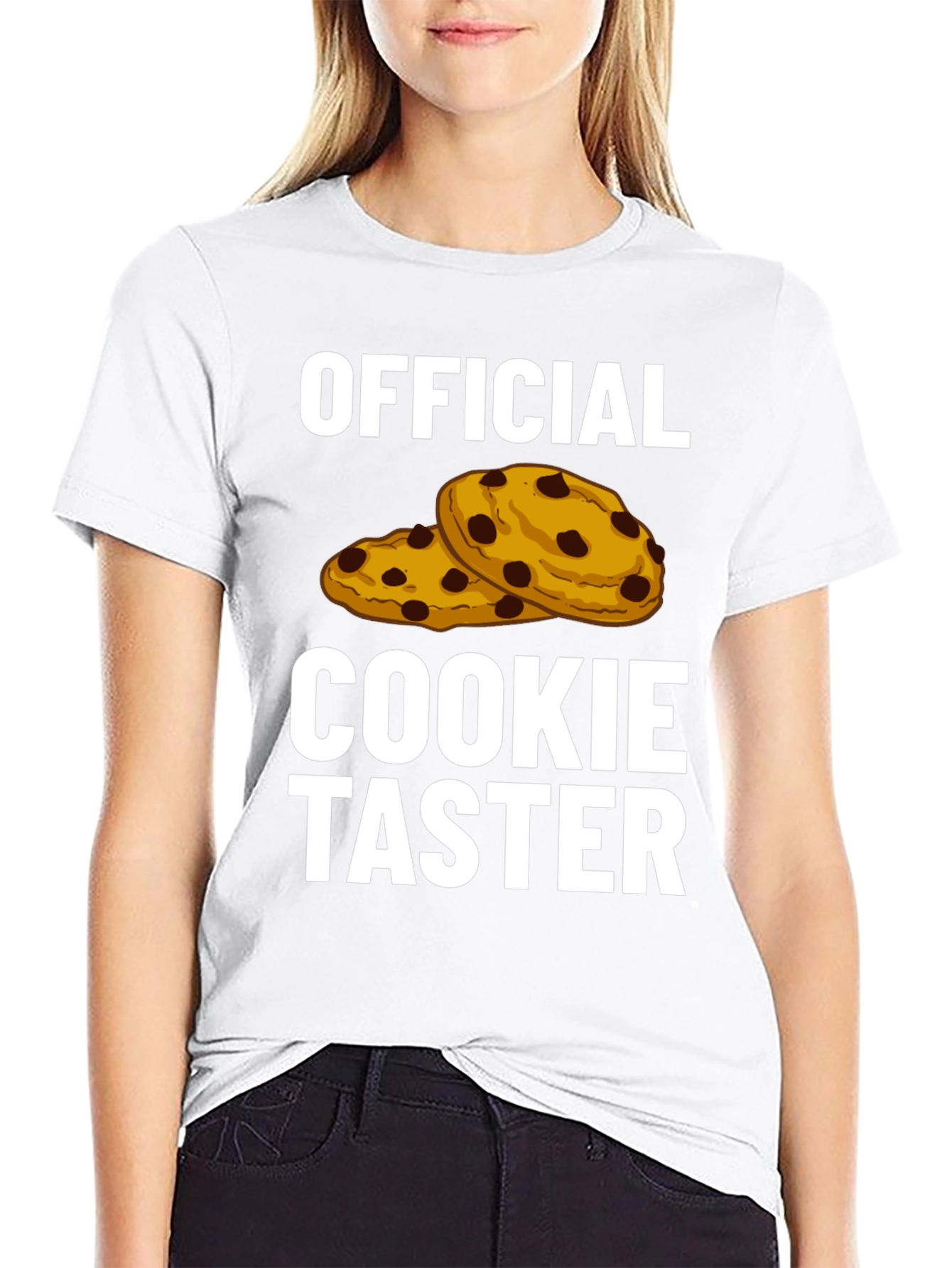 Black Official Cookie Taster Graphic Tee view 9