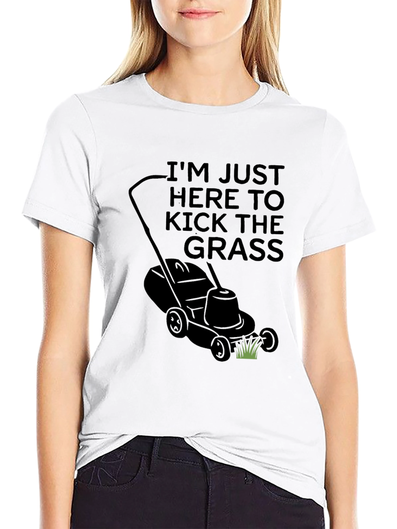 Black Kick the Grass T-Shirt view 9