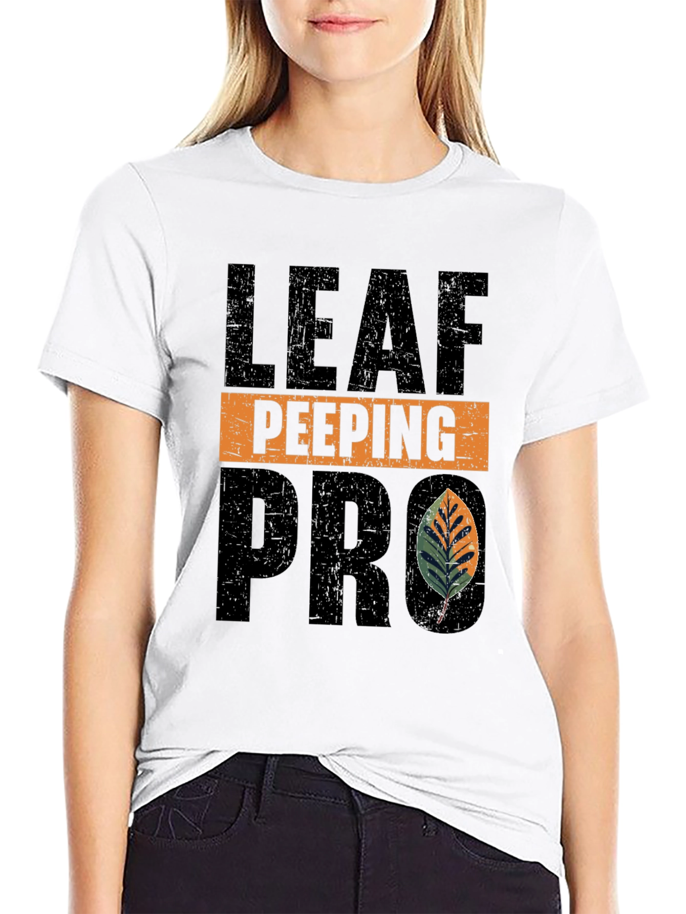 Leaf Peeping Pro T-Shirt, Fall Apparel - 9