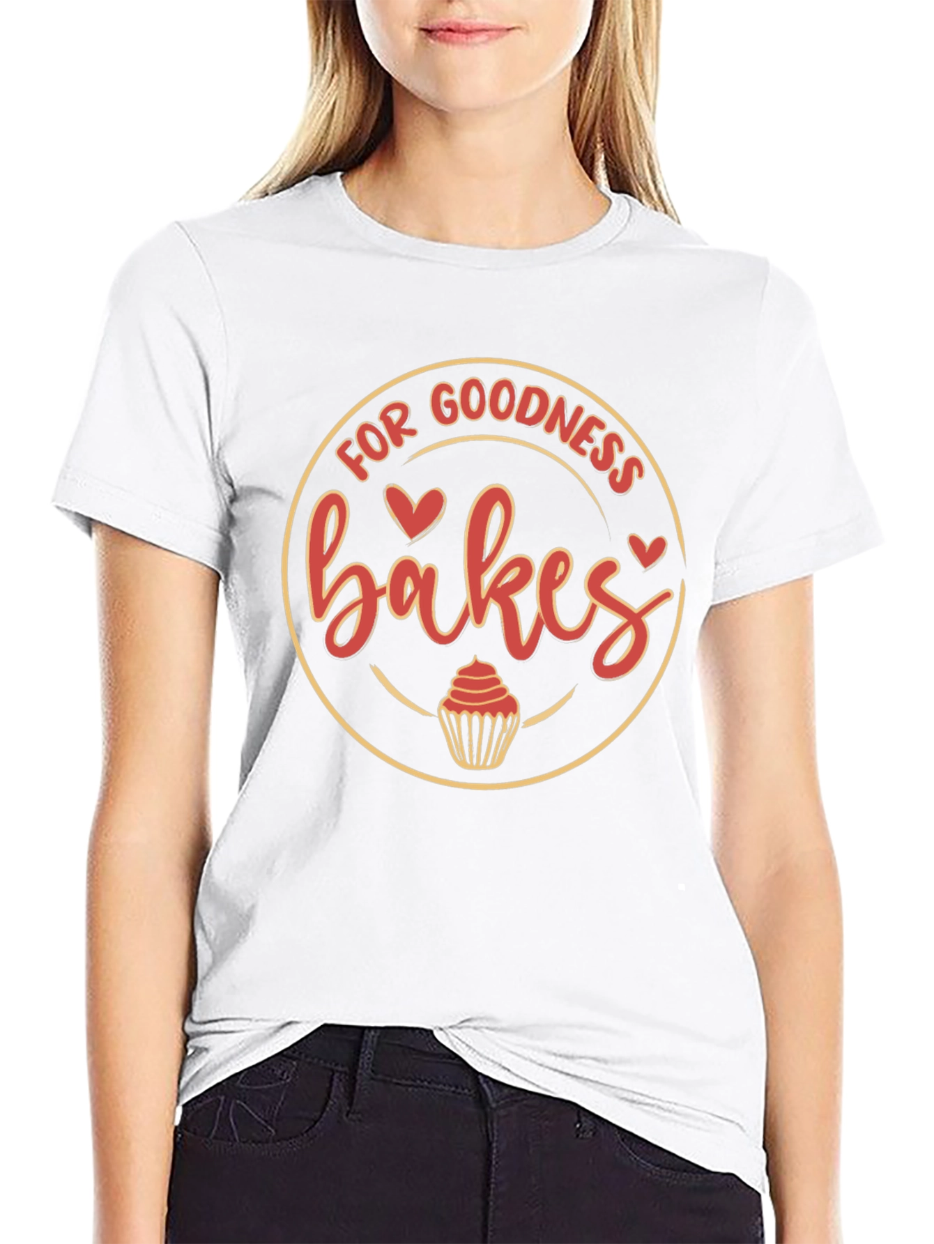 Black For Goodness Bakes T-Shirt - Baking Lover's Tee view 9