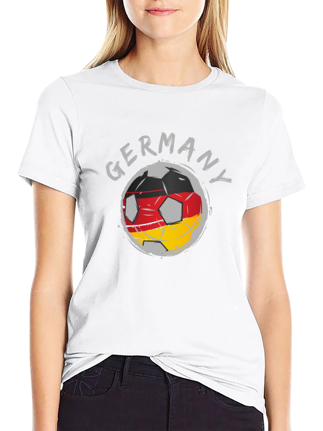 Black Germany Soccer T-Shirt view 9