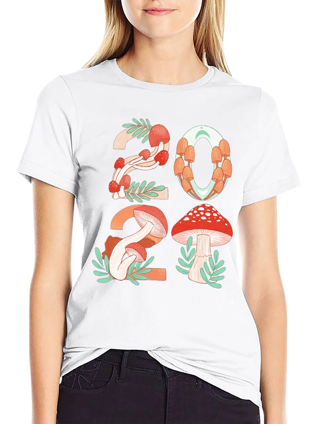 Black Mushroom 2024 Graphic T-Shirt view 9