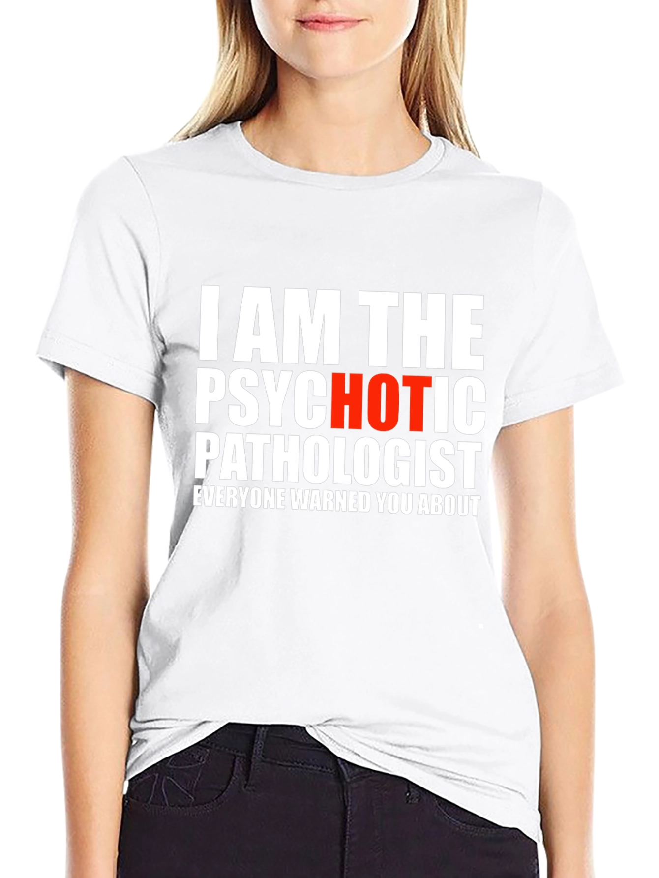 Black Psychotic Pathologist Graphic Tee - Funny Medical Humor Shirt view 9