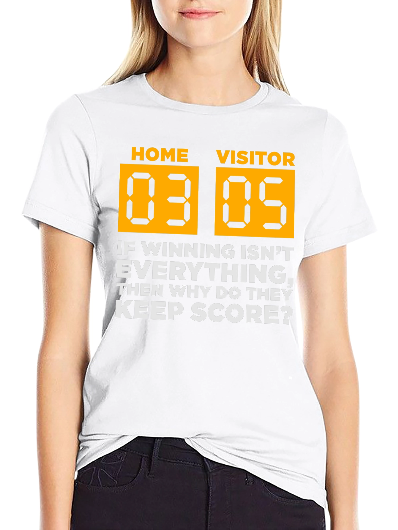 Black Home Vs Visitor Graphic Tee view 9