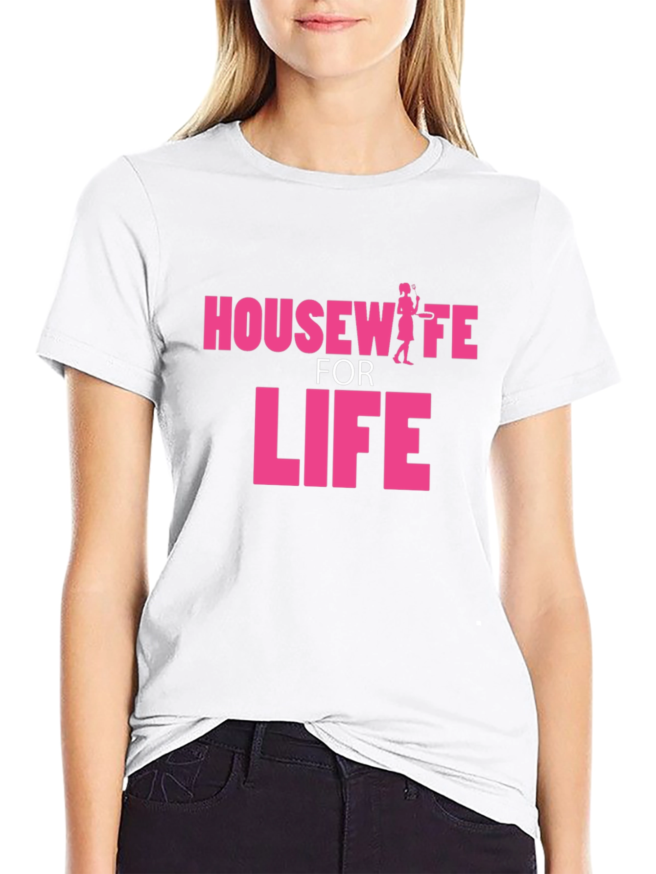 Black Housewife for Life Graphic T-Shirt view 9