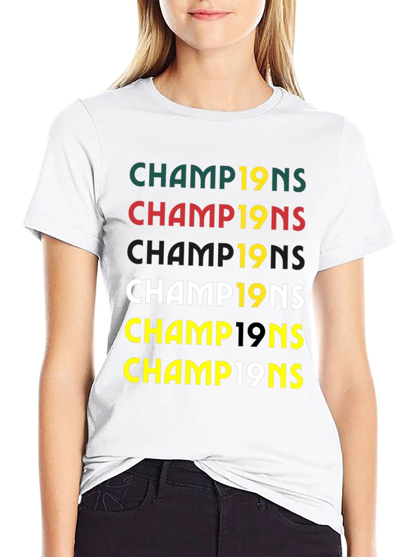 Black Champions 19's T-Shirt view 9