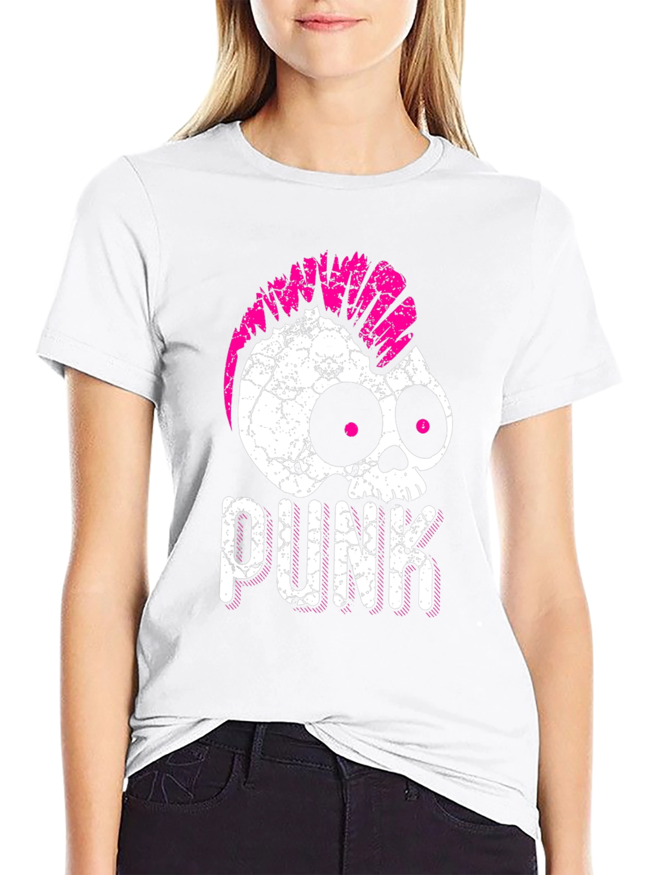 Punk Skull Graphic T-Shirt - Edgy Style - 9