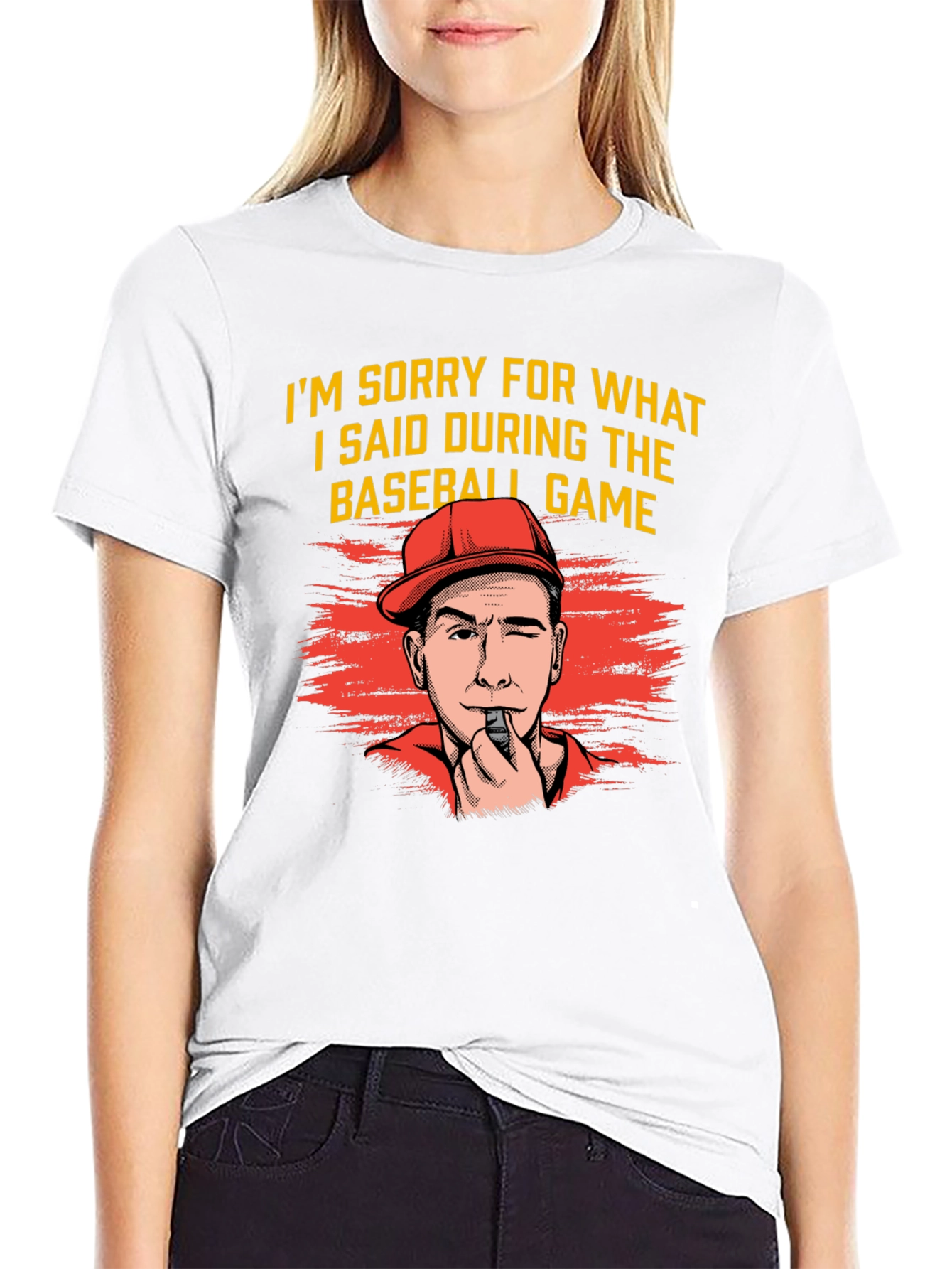 Black Baseball Game Apology T-Shirt - Funny Coach Tee view 9