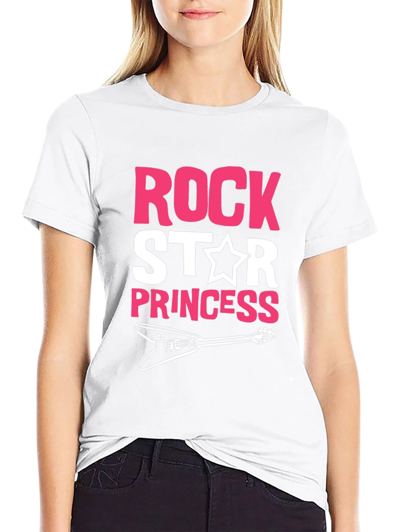 Black Rock Star Princess Graphic Tee view 9