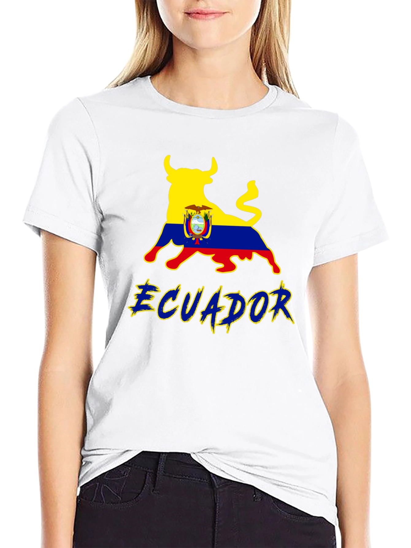 Ecuador Bull Flag T-Shirt - 9