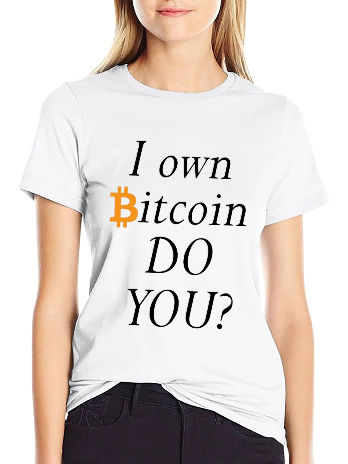 Black Bitcoin Owner Black Graphic Tee Shirt view 9