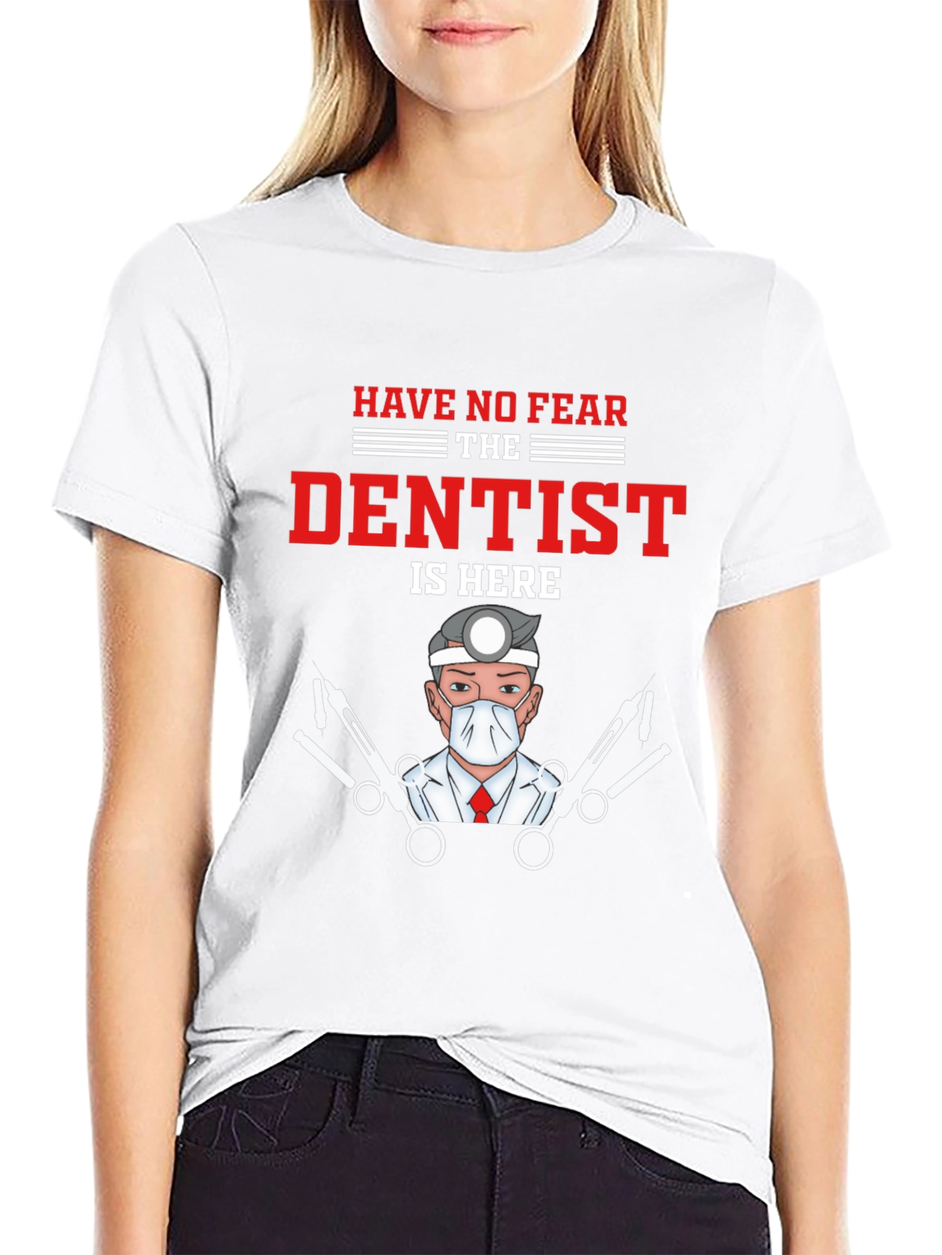 Black Dentist T-Shirt - Funny Medical Tee view 9