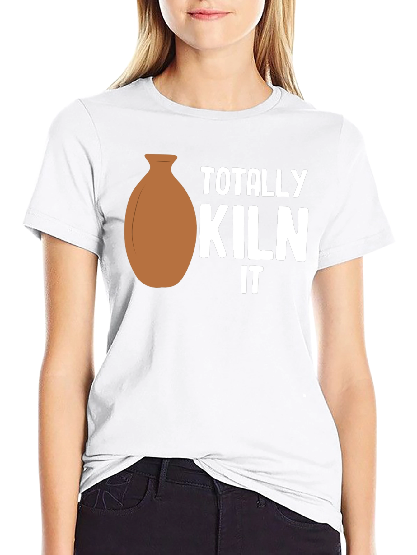 Black Totally Kiln It Pottery T-Shirt view 9