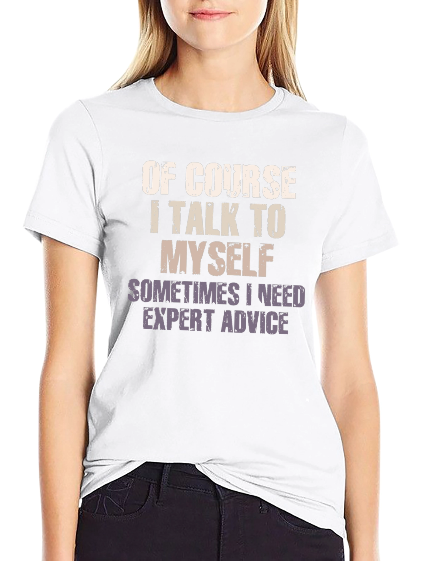 Black Expert Advice T-Shirt - Funny Sarcastic Tee view 9