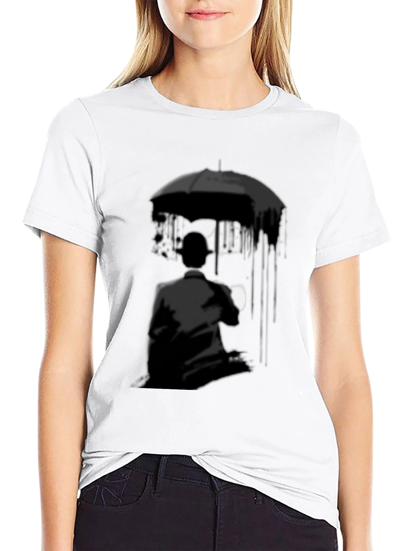 Black Umbrella Academy Style Graphic Tee - Black view 9