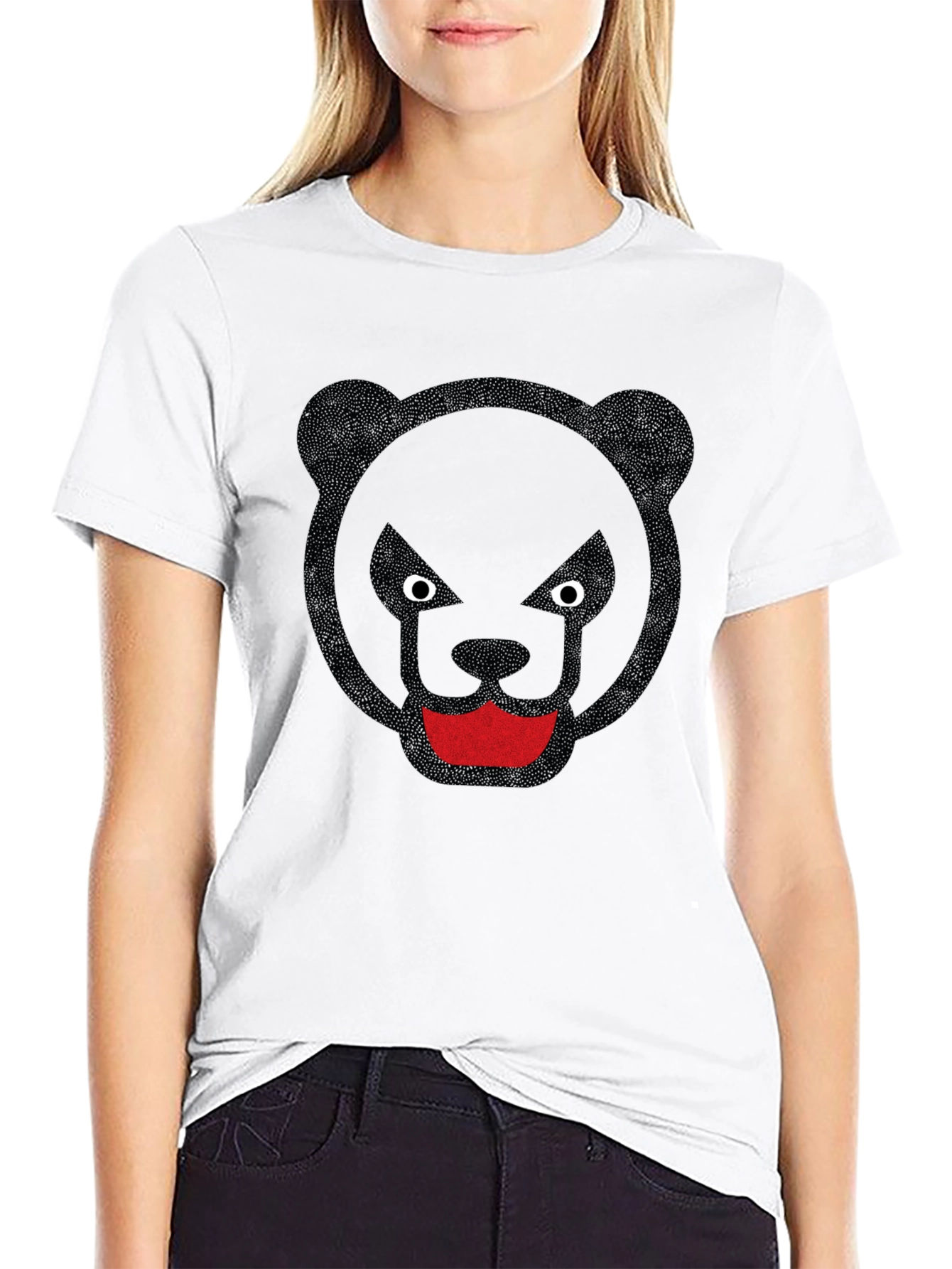 Black Bear Graphic Black T-Shirt view 9