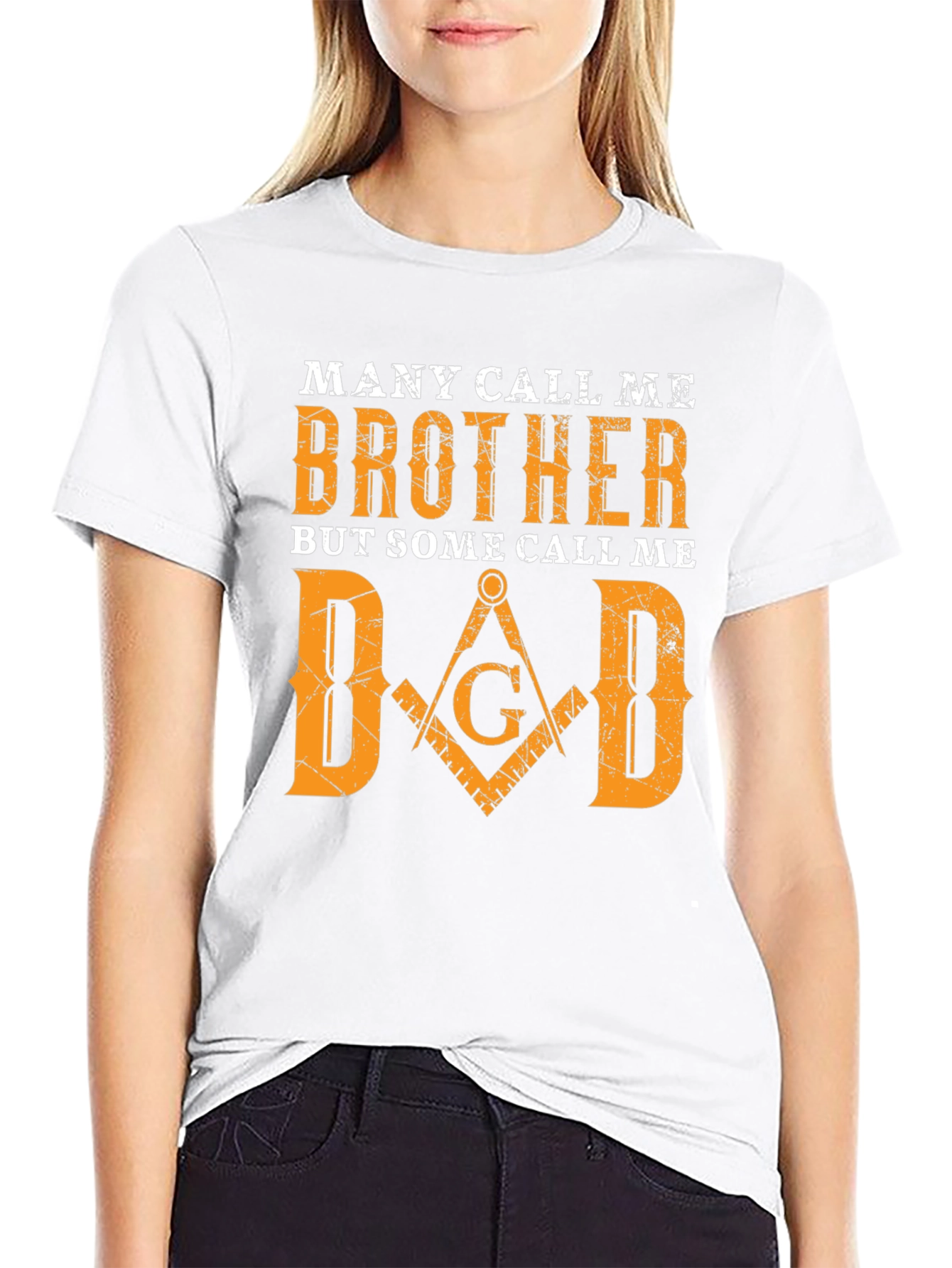 Black Many Call Me Brother Dad T-Shirt view 9