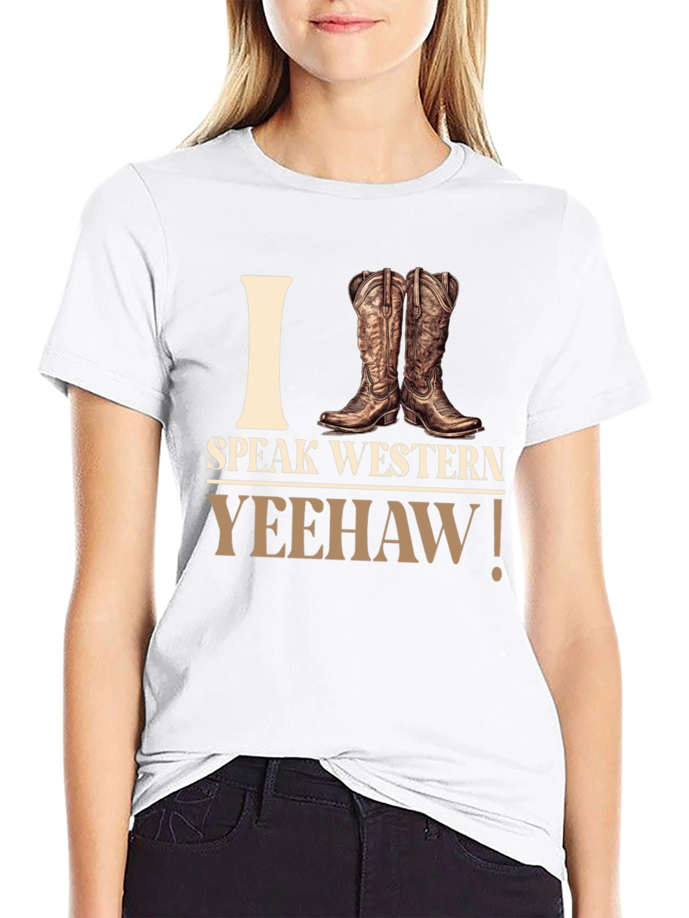 Black Western Yeehaw Graphic Tee view 9